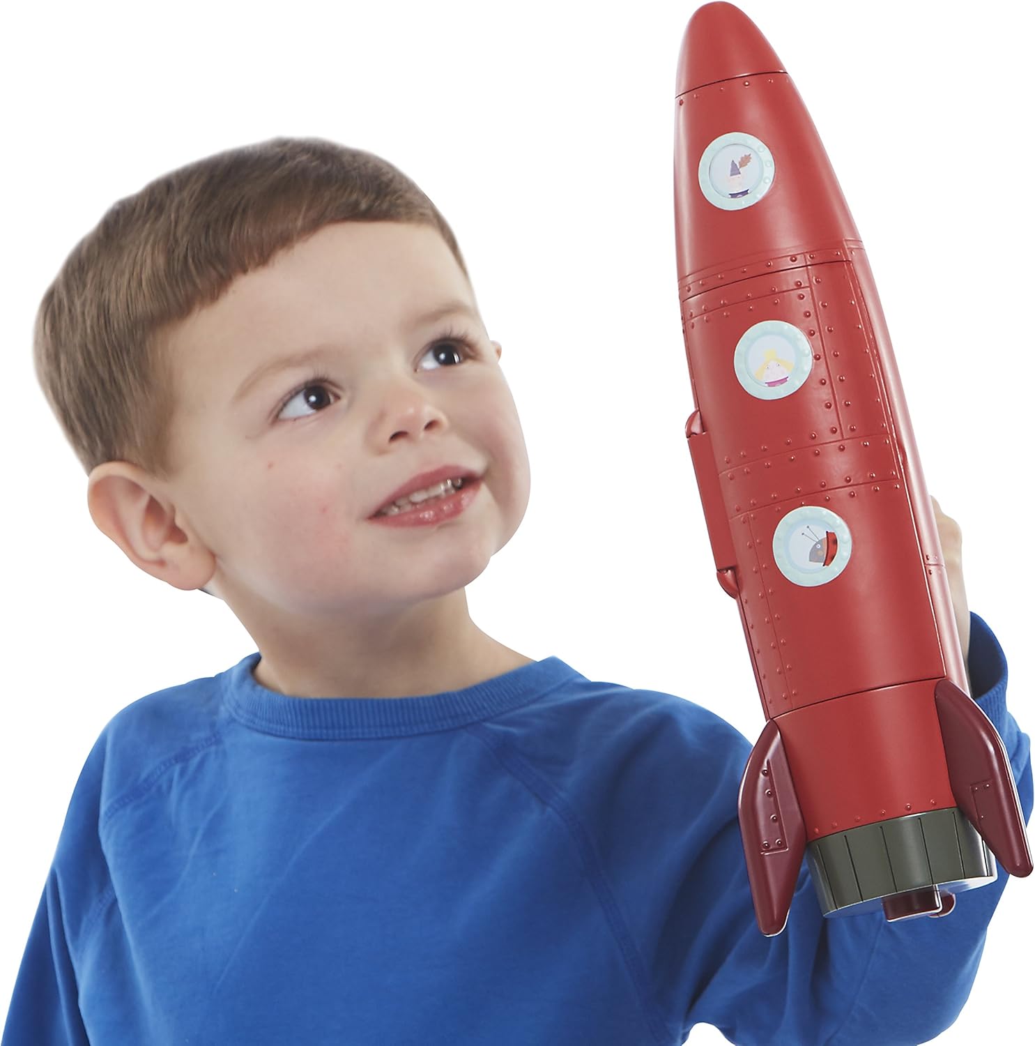 Ben & Holly 07713 Electronic Elf Rocket - Light-Up Vehicle with Sounds & Ben Elf Figure for Ages 3+ 5