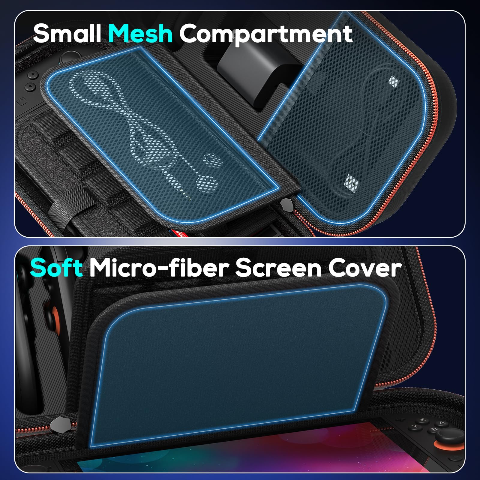 [Charge Inside] Carry Case for Nintendo Switch 2 2025/ Switch OLED / Switch 5