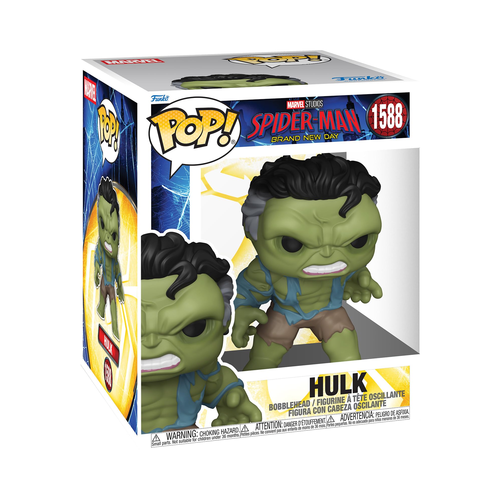 Funko POP! Super: Marvel - Spider-Man Day - Hulk Collectable Vinyl Figure | 3.75 in