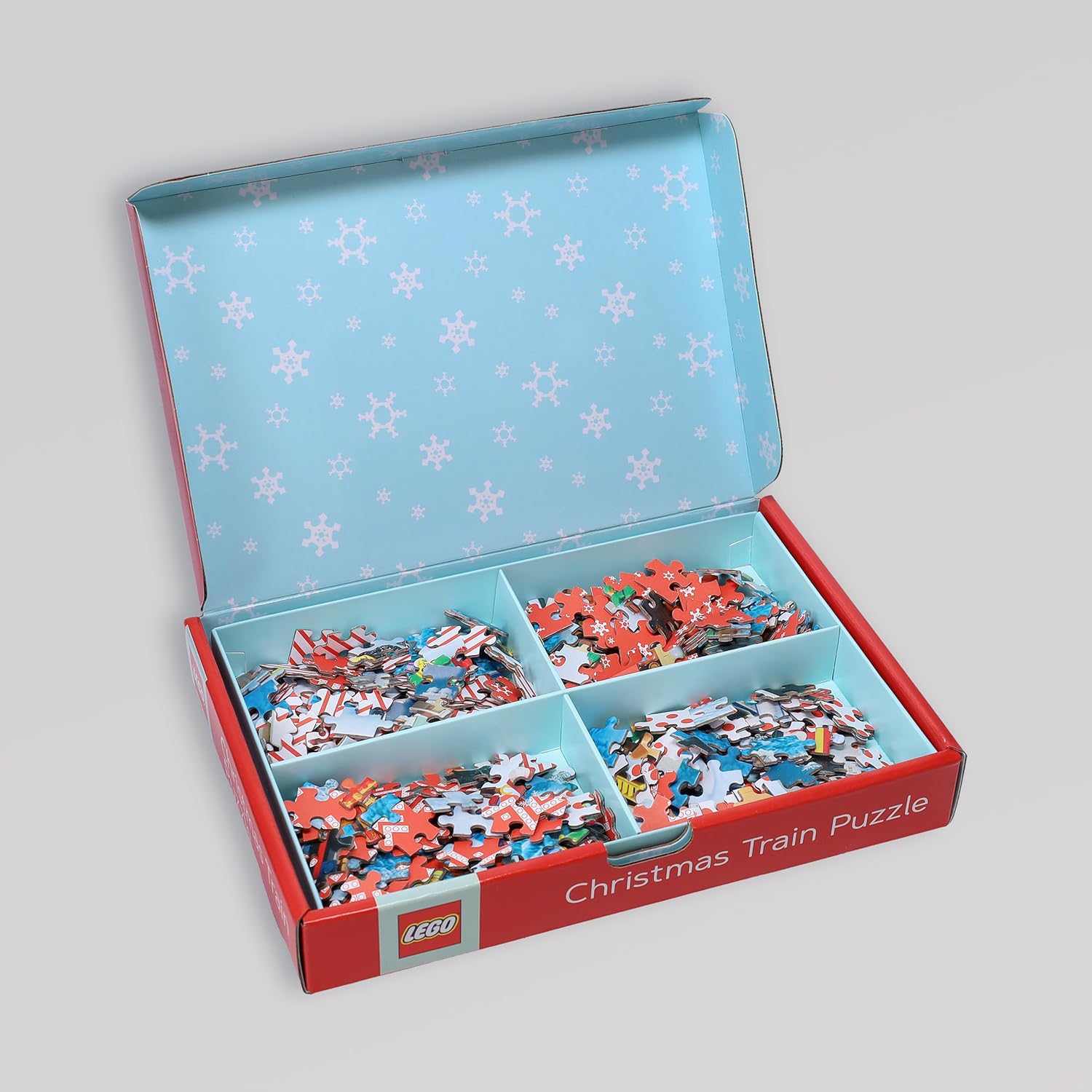 LEGO Christmas Train Puzzle - Four 100-Piece Building Sets for Ages 7+ 6