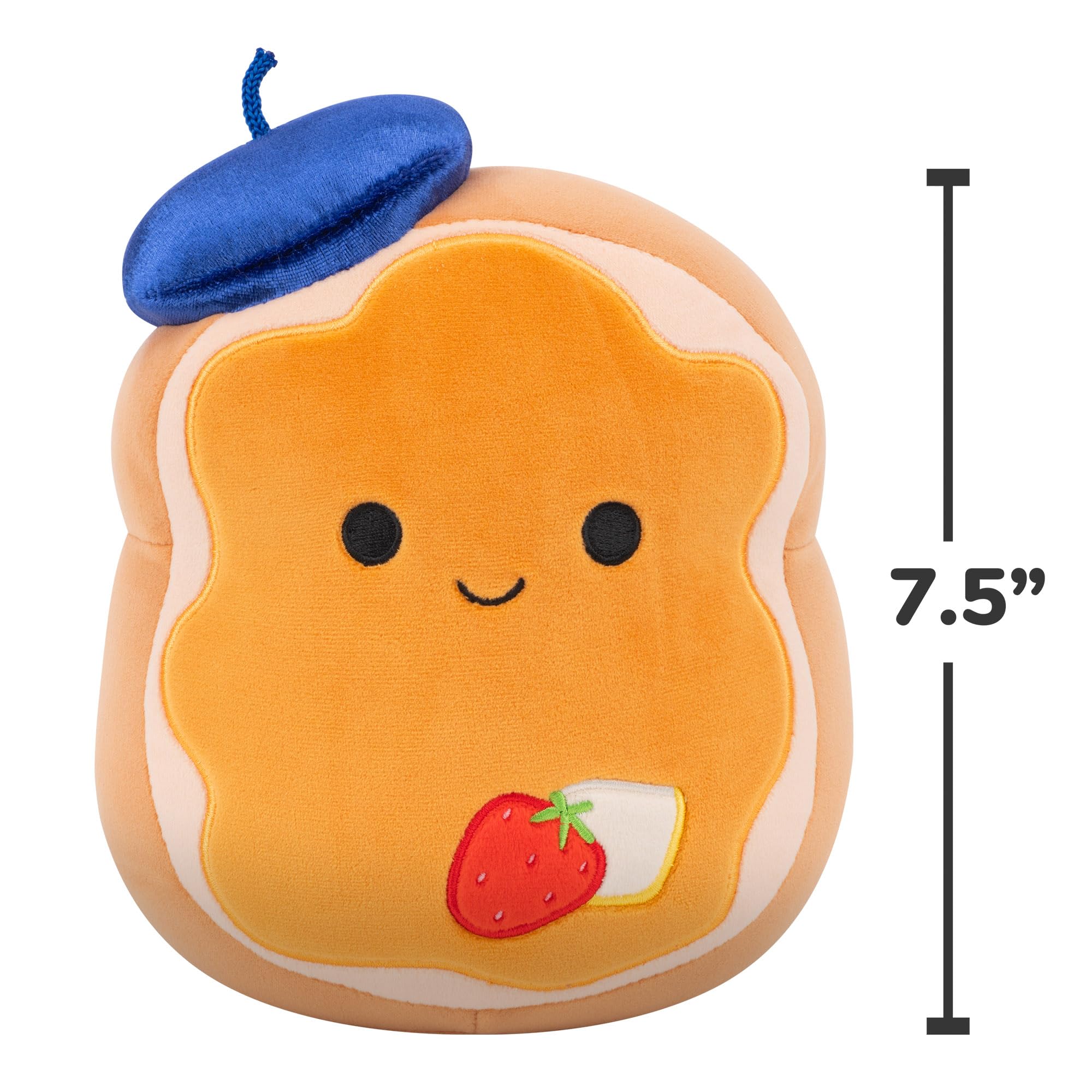 Squishmallows 7.5-Inch Ennui the French Toast Plush - Movie Star Character 6