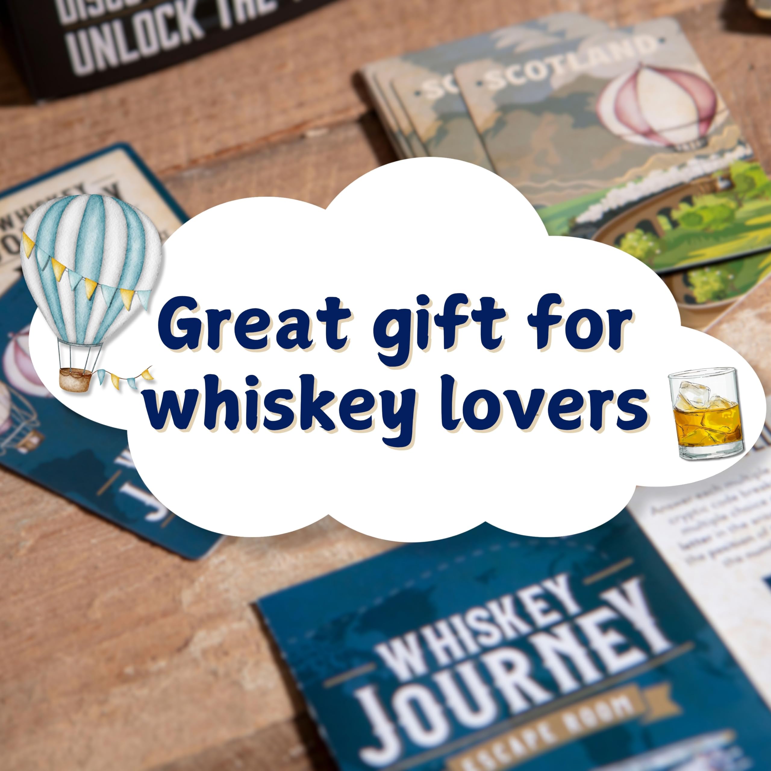 Boxer Gifts Whiskey Escape Room Game for Adults - Puzzle Challenge Gift for Whisky Lovers 12