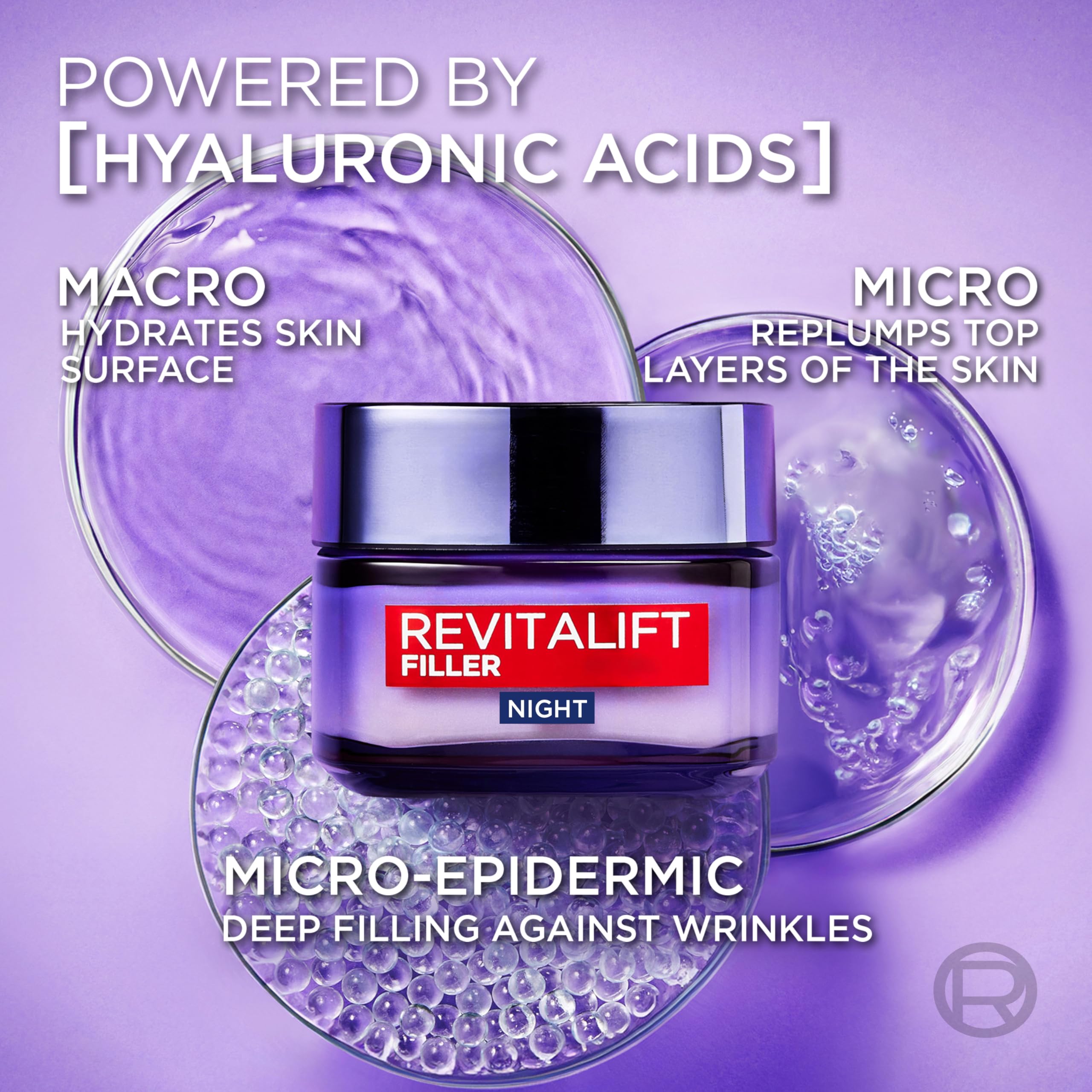 L'Oréal Paris Revitalift Filler Replumping Anti-Ageing Night Cream (50 ml) 7