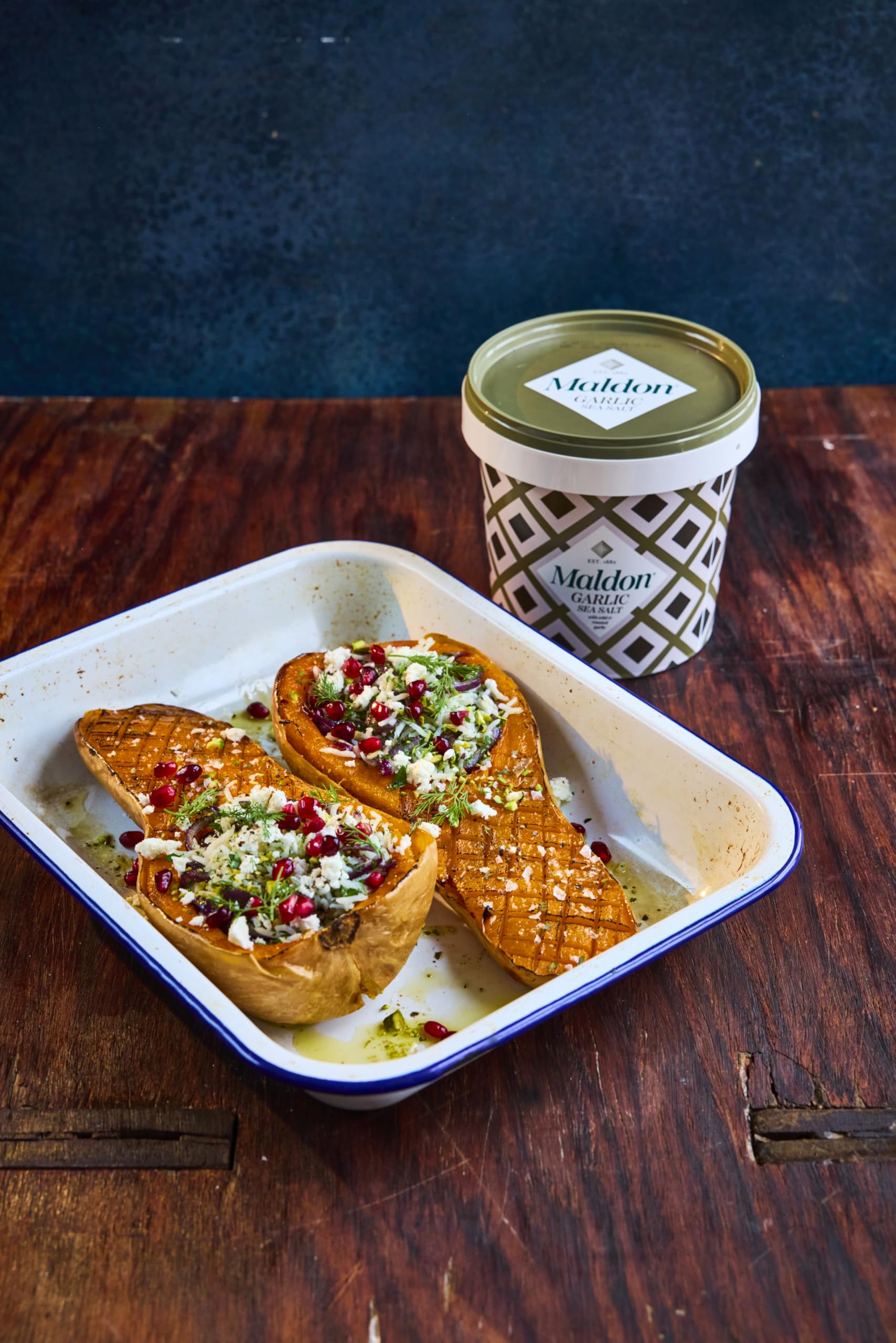 Maldon Garlic Sea Salt with Wild and Roasted Garlic Flakes | 500g Tub 3