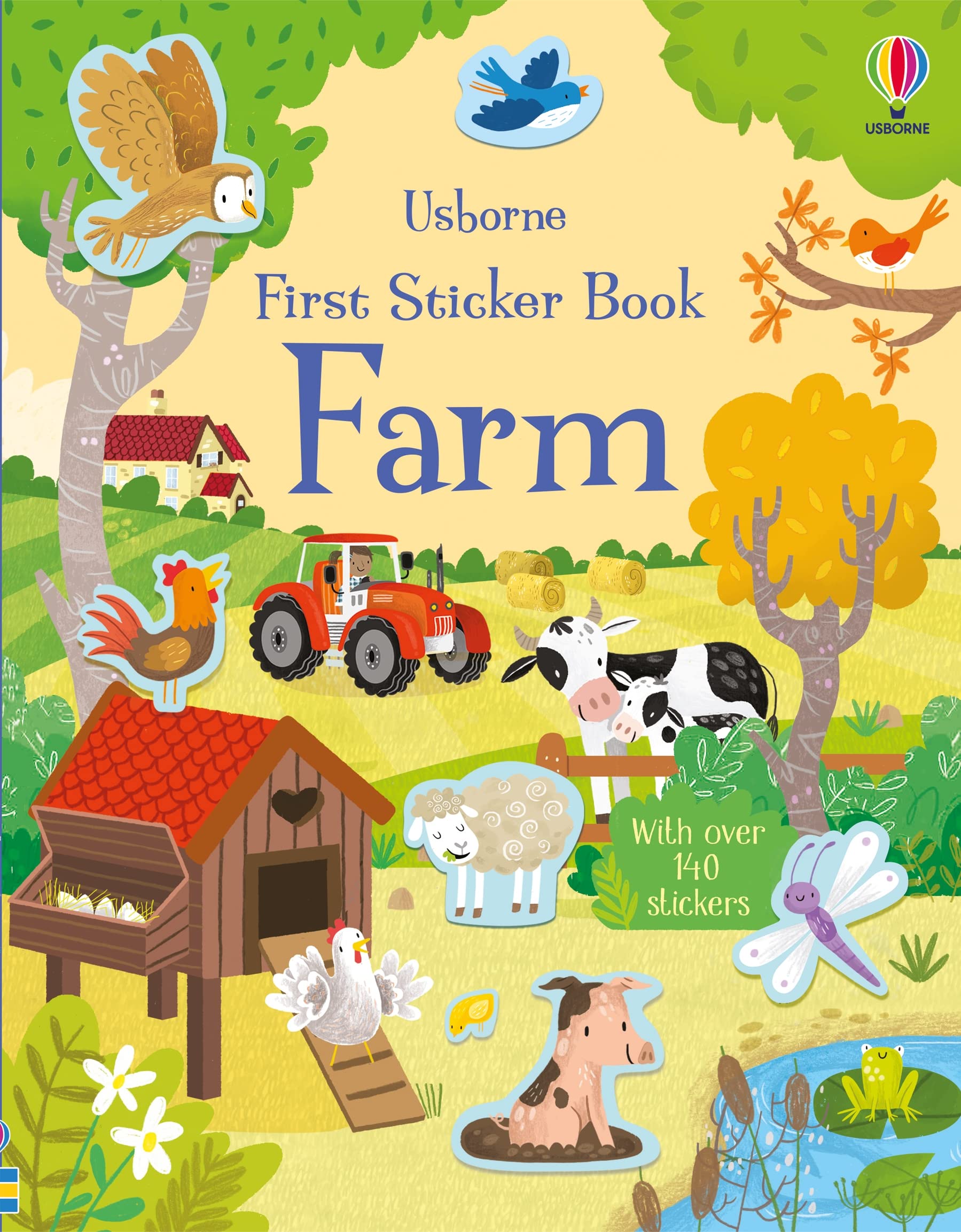 Usborne First Sticker Book Farm | Over 140 Farm Stickers | Ages 2-3