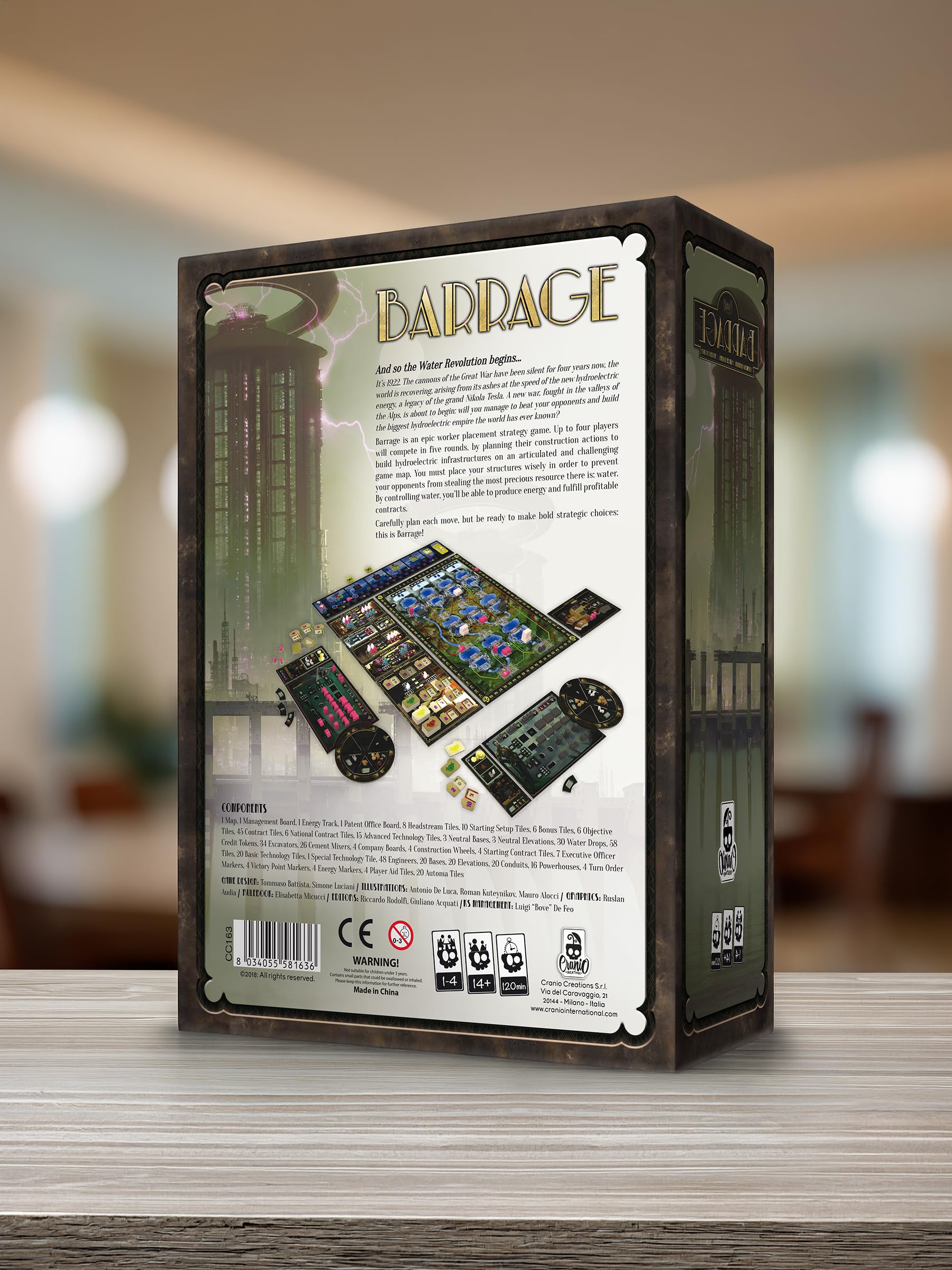 CrowD Games Barrage Base Game | 1-4 Players | Ages 14+ | Strategy Worker Placement 9