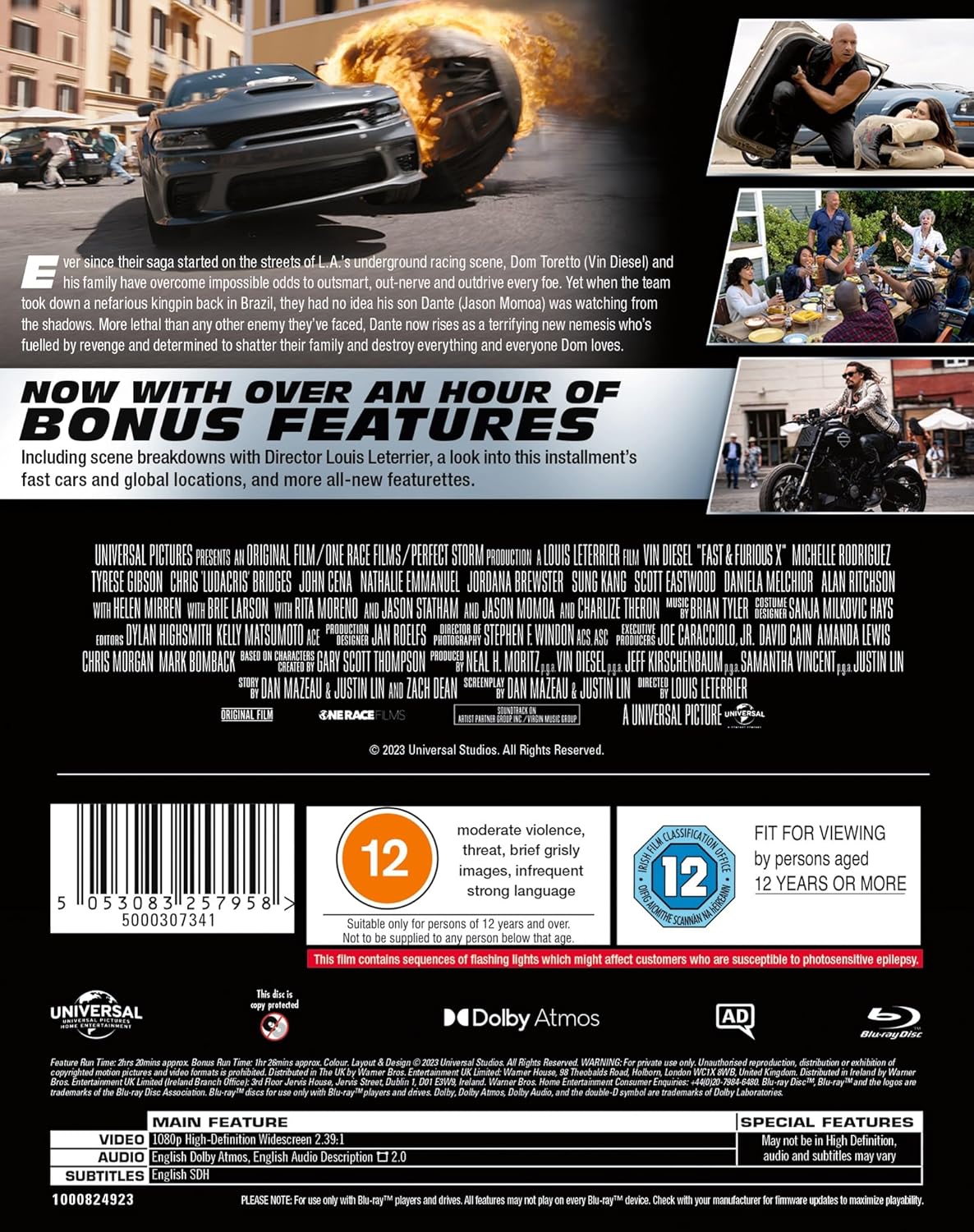 Fast X [Blu-ray] [2023] [Region Free] 3