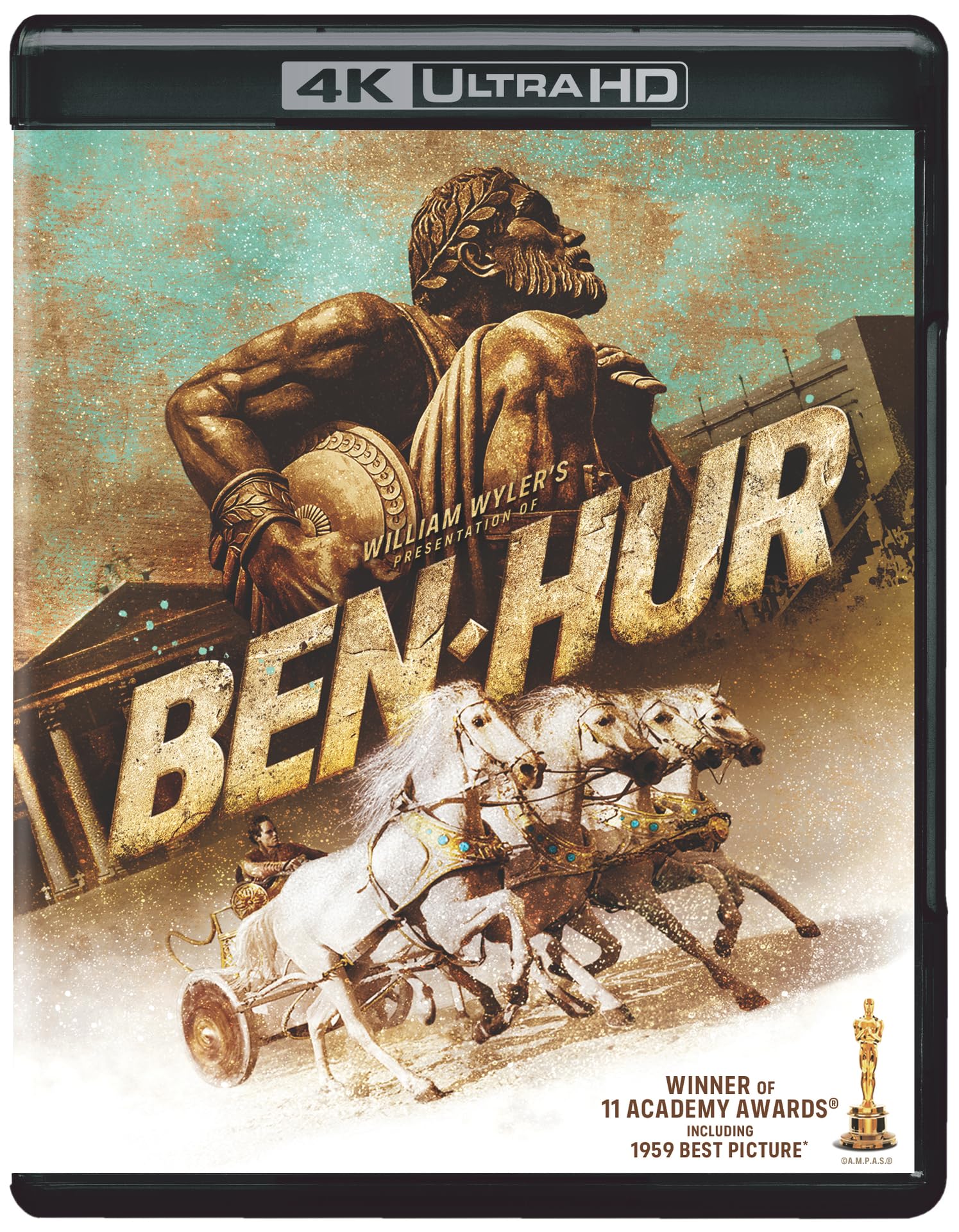 Ben-Hur [4K Ultra HD] [1959] [Blu-ray] [Region Free]