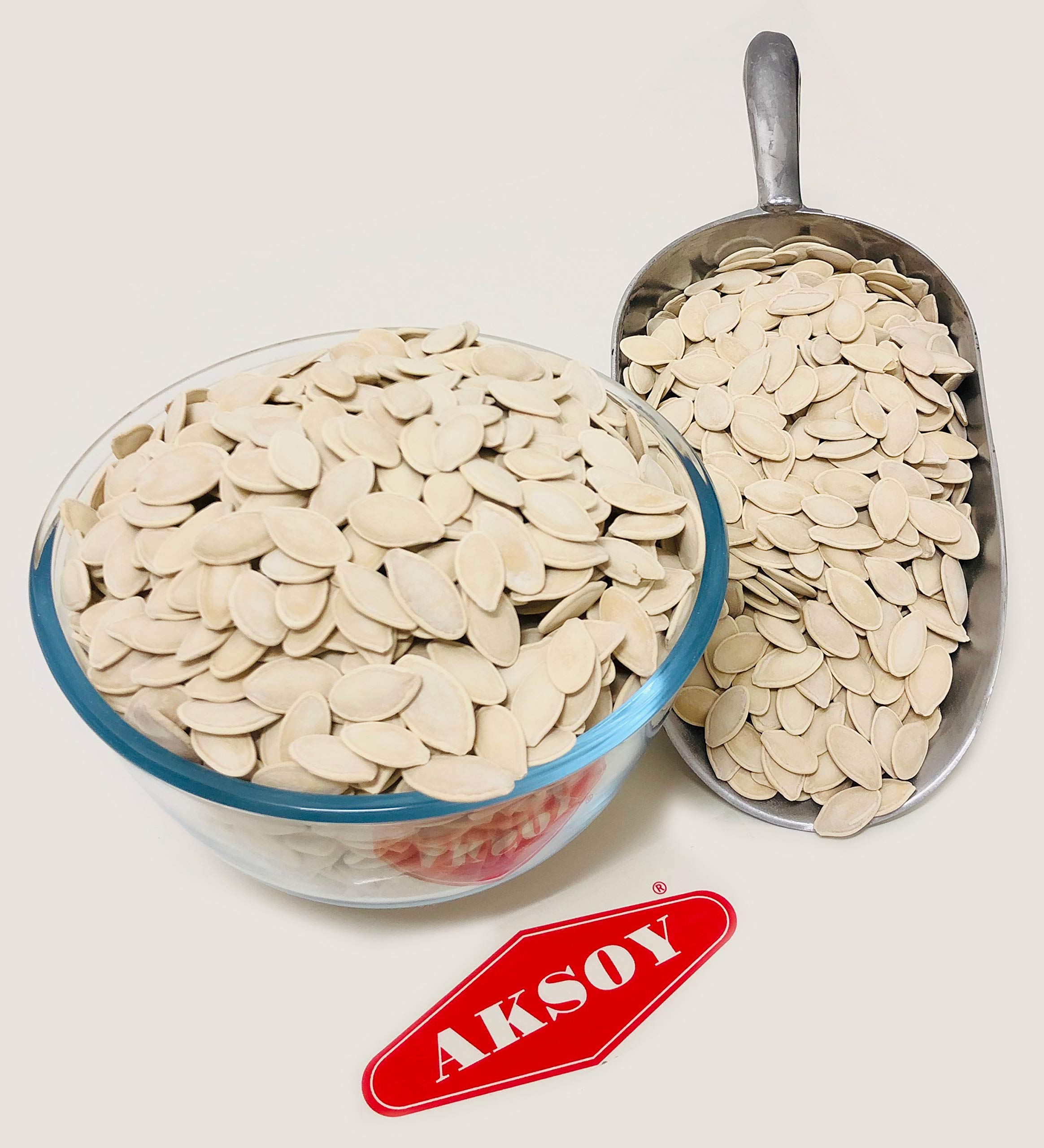 AKSOY Premium Roasted Lightly Sea Salted Whole Pumpkin Seeds - 750g | Rich in Minerals 2