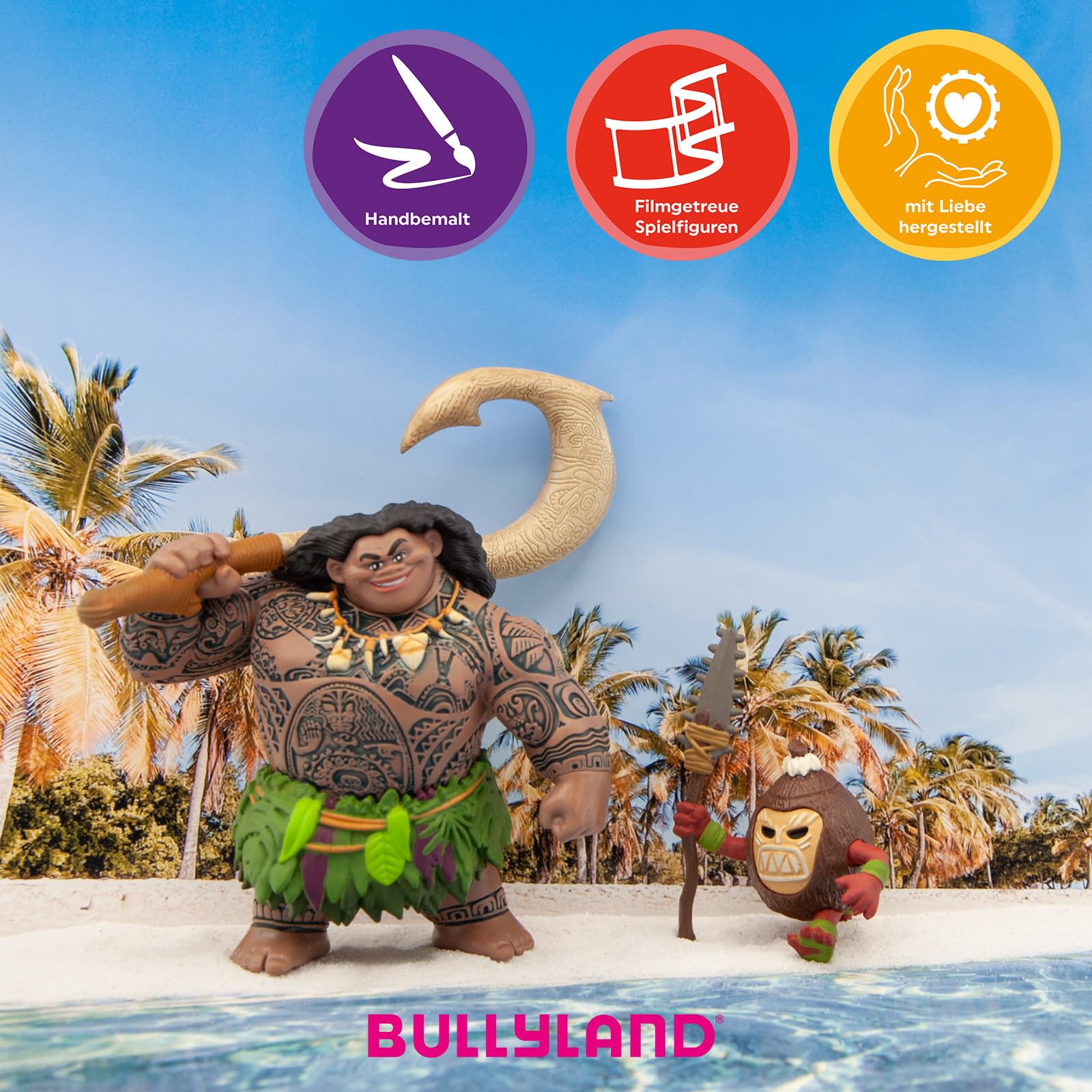 Bullyland Kakamora Figur – 7,5 cm große handbemalte Actionfigur für Kinder ab 3 Jahren