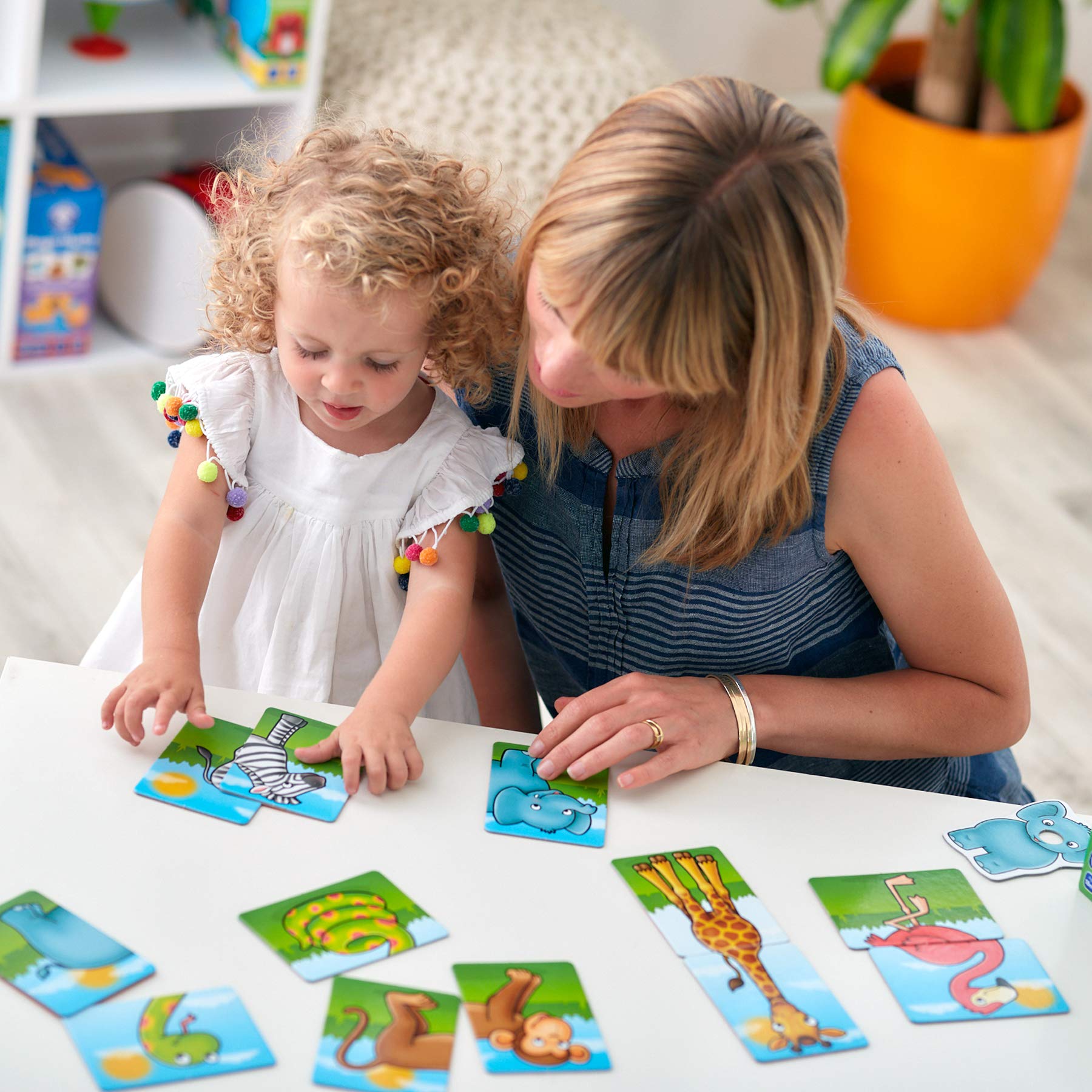 Orchard Toys Jungle Heads and Tails Card Game - 2-in-1 Matching & Memory Game for Toddlers 5