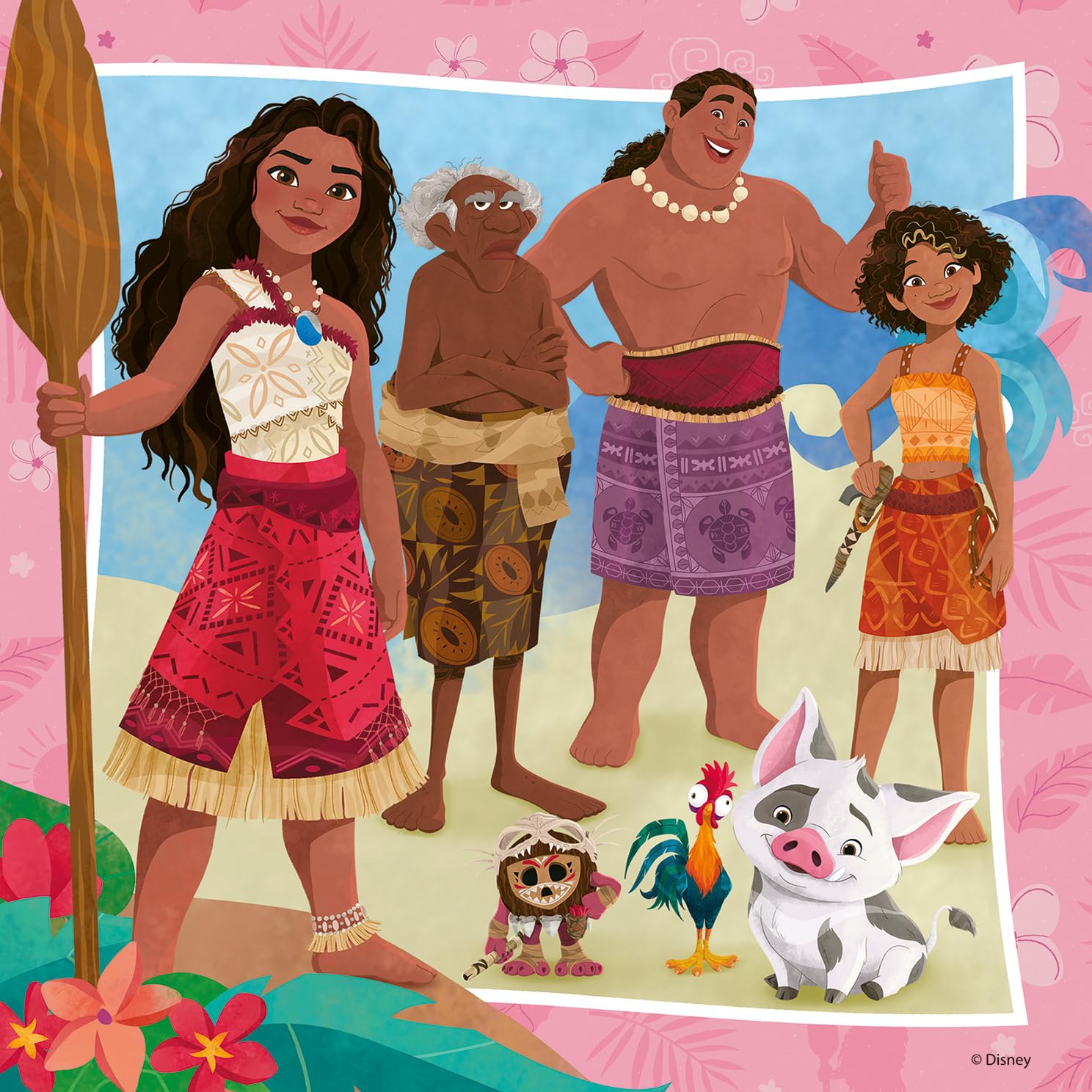 Ravensburger Disney Moana 2 Jigsaw Puzzle Set - 3 x 49 Pieces | Ages 5+ | FSC Certified 2
