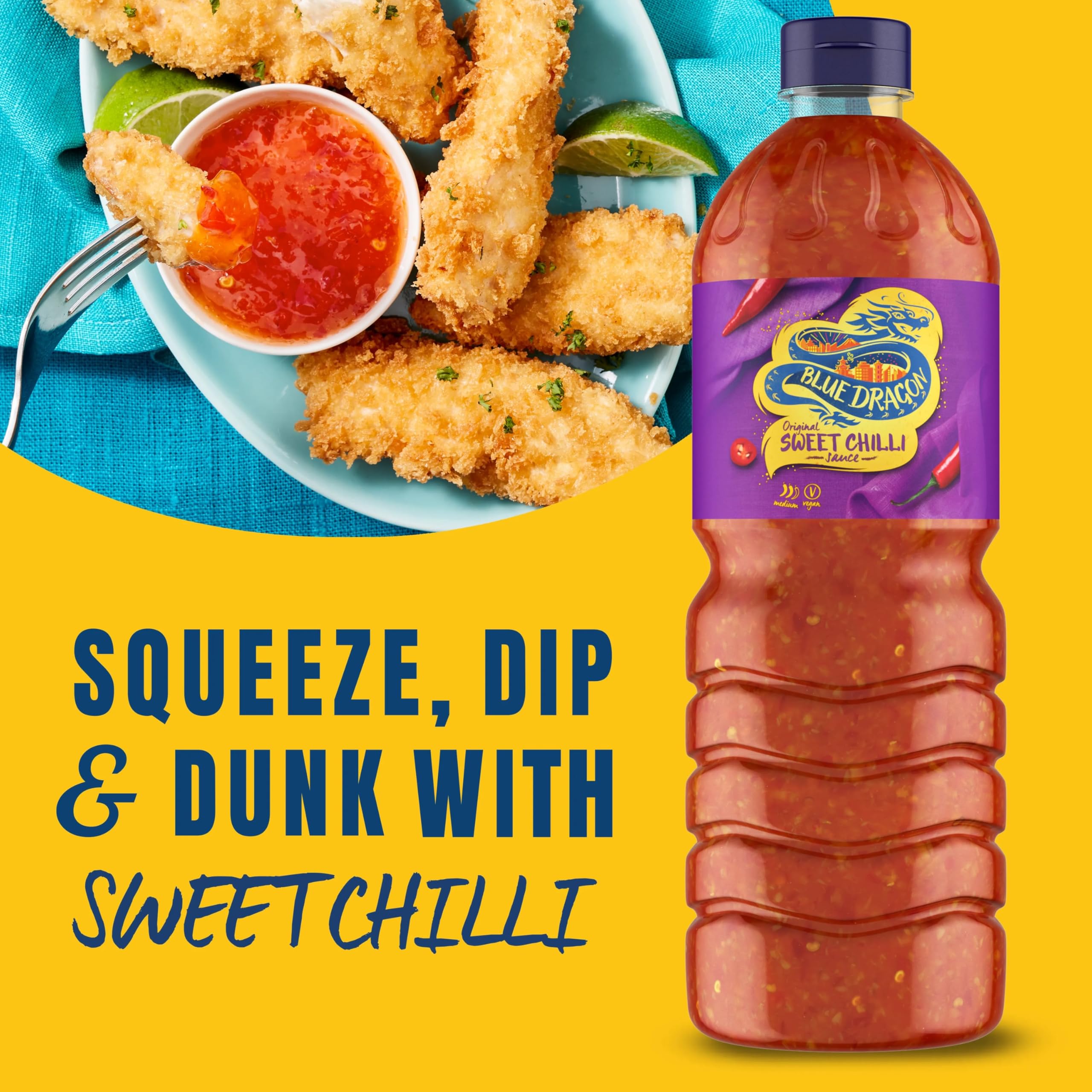 Blue Dragon Original Sweet Chilli Dipping Sauce - 1L Large Format Bottle 5