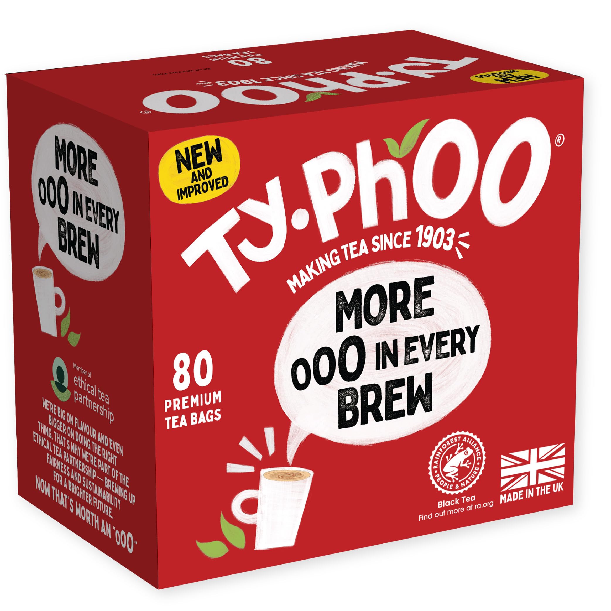 TY.PHOO Black Tea Bags - Full-Bodied Original Blend | 80 Count | Ethically Sourced 1