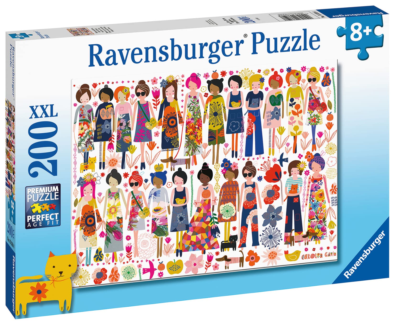Ravensburger Flowers & Friends 200 Piece Jigsaw Puzzle for Children Age 8+ 9