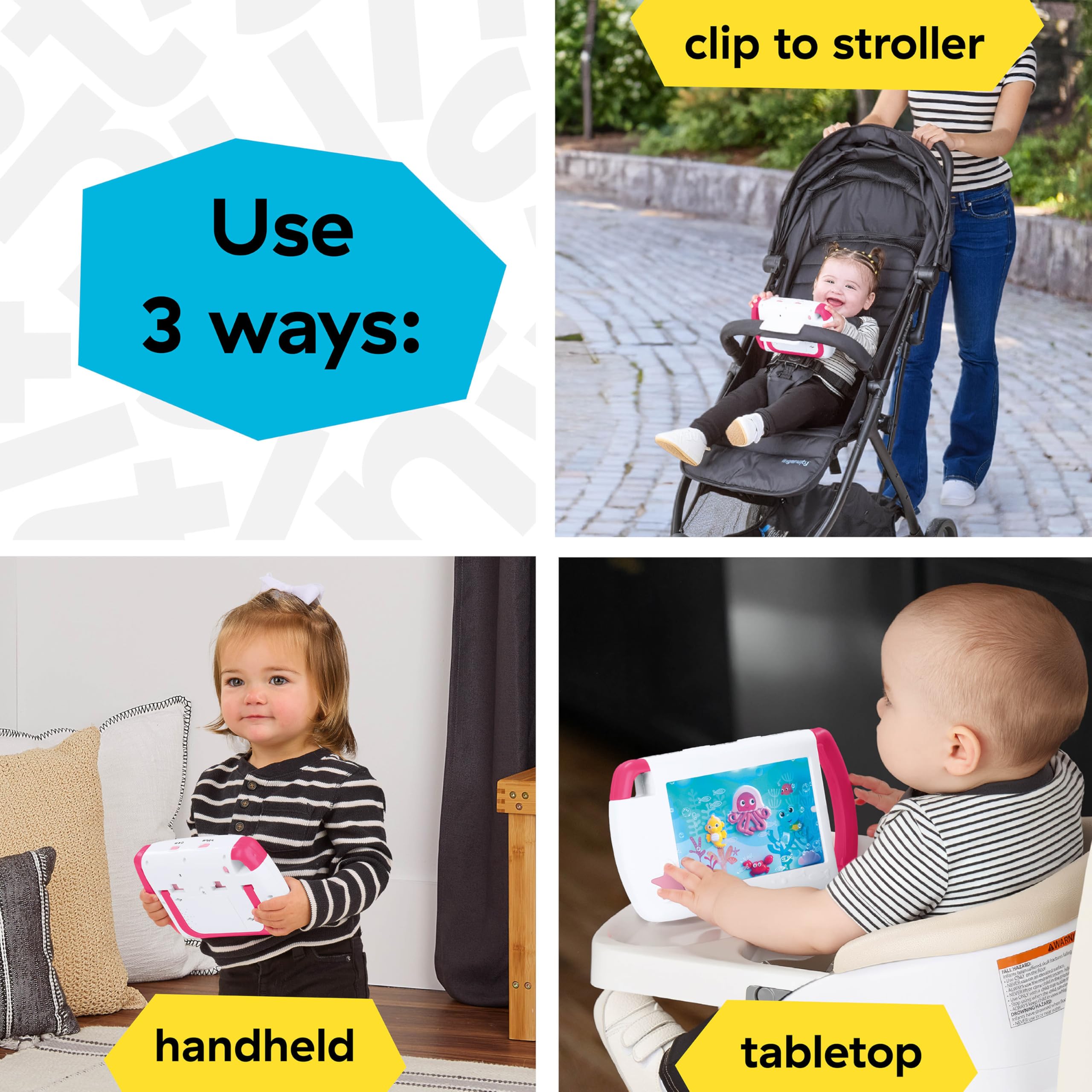 Baby Einstein On-the-Go Sea Dreams Soother - Portable Sound & Light Toy for 0+ Months 3