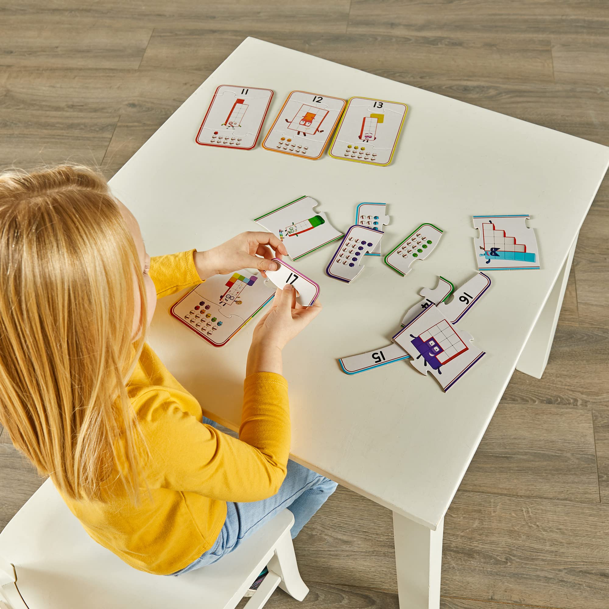 Learning Resources Numberblocks Counting Puzzle Set - Educational 1-20 Number Recognition for Ages 3+ 4