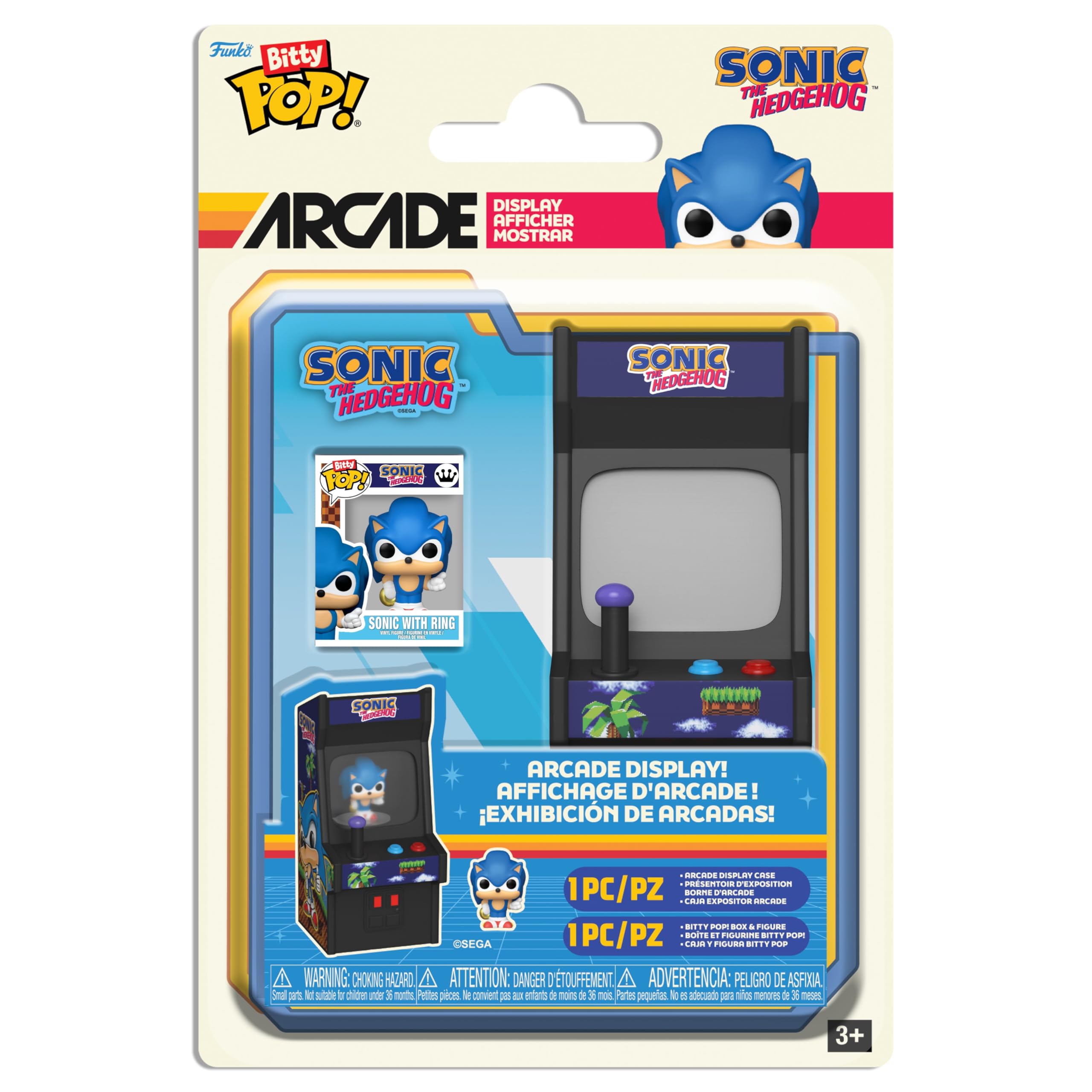 Funko Bitty POP! Arcade - Sonic The Hedgehog Vinyl Figure | 3.75 in | Multicolor 1
