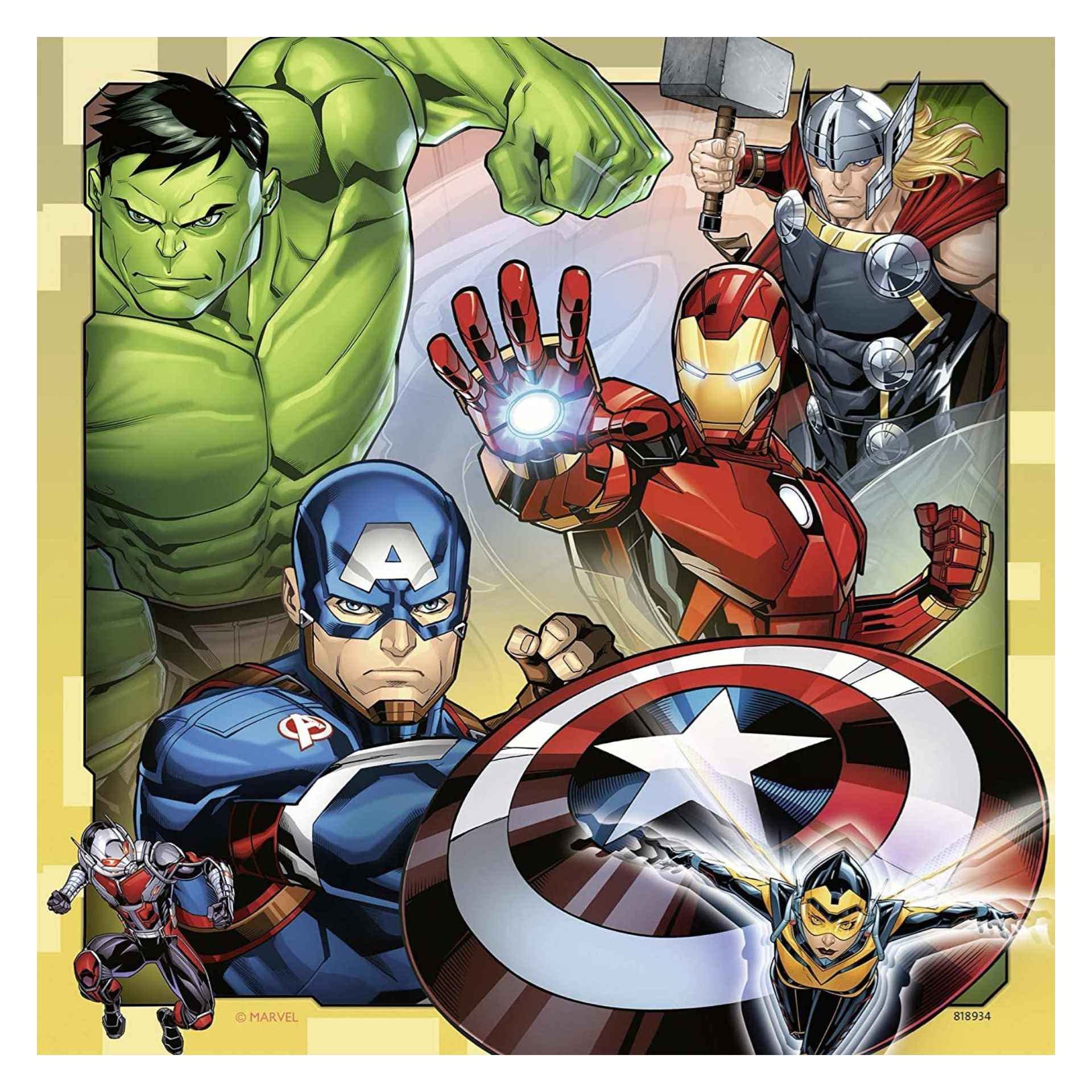 Ravensburger Marvel Avengers Assemble 3 x 49 Piece Jigsaw Puzzles for Kids Age 5 Years Up 8