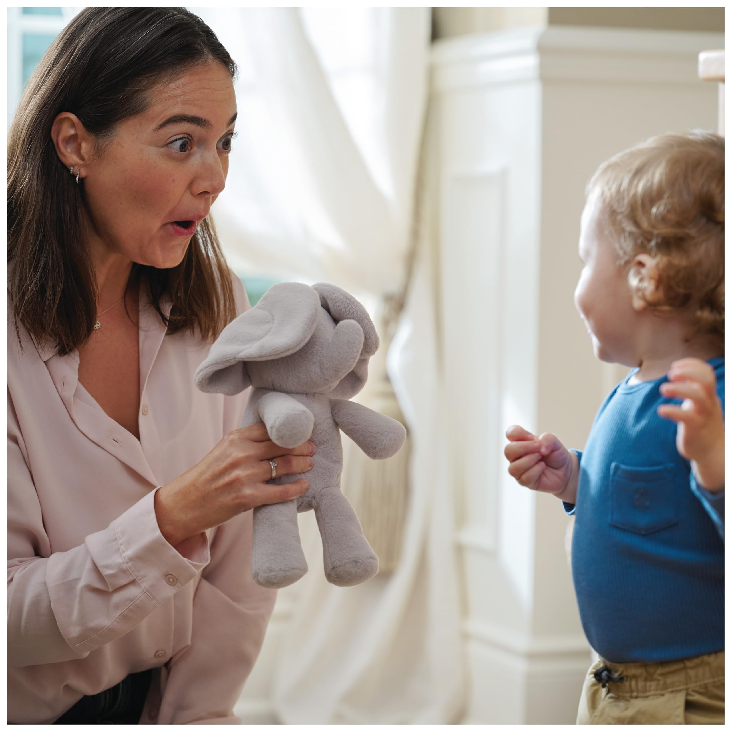 GUND Baby Peek-a-Boo Flappy Elephant Plush - Interactive Stuffed Animal for 6 Months and Up 7