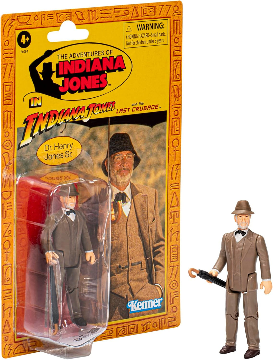 Hasbro Indiana Jones Retro Collection - Dr. Henry Jones Action Figure (F6084)