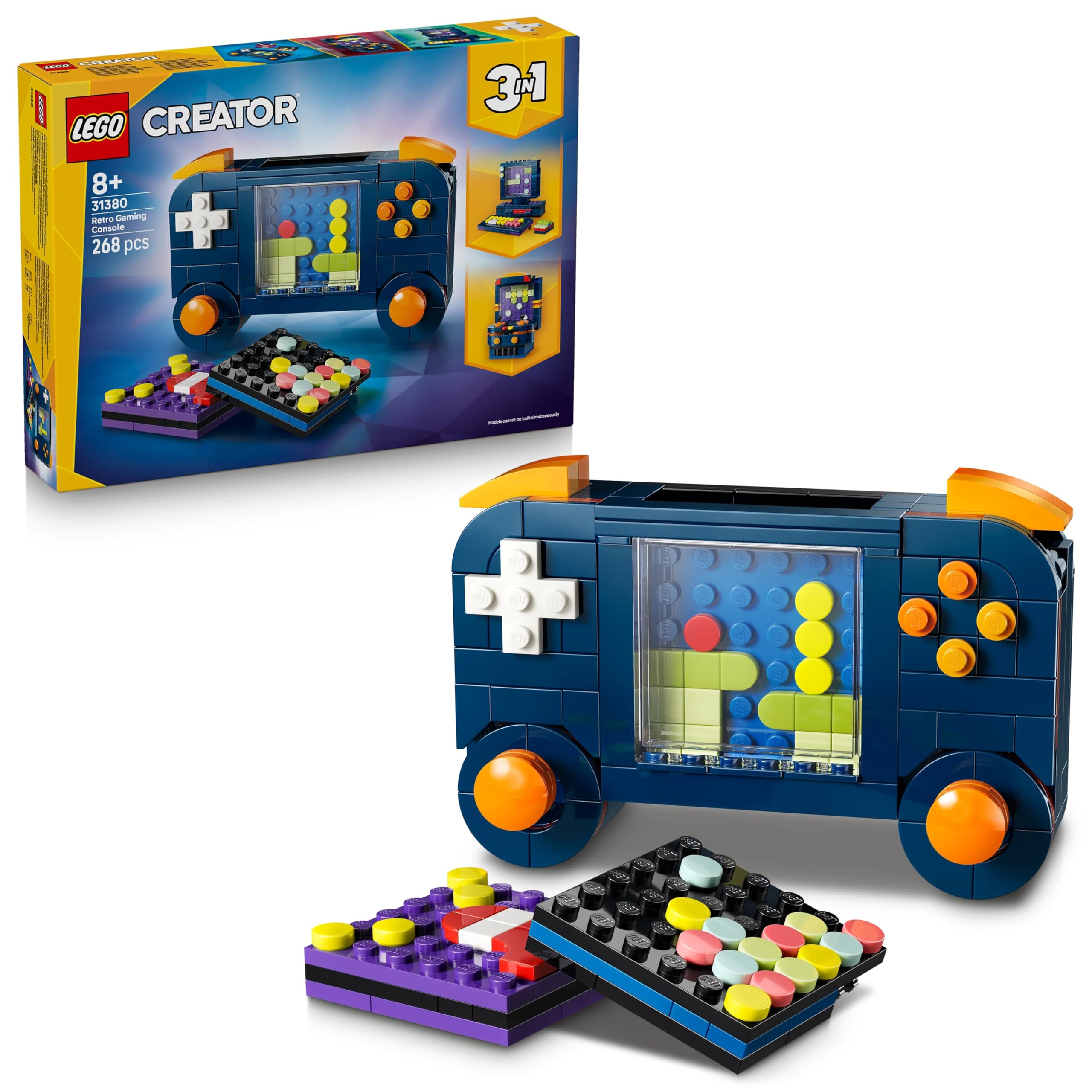 LEGO Creator 3in1 Retro Gaming Console 31380 Building Set | Transforms into Arcade Machine or Mini Computer | Ages 8+ 1