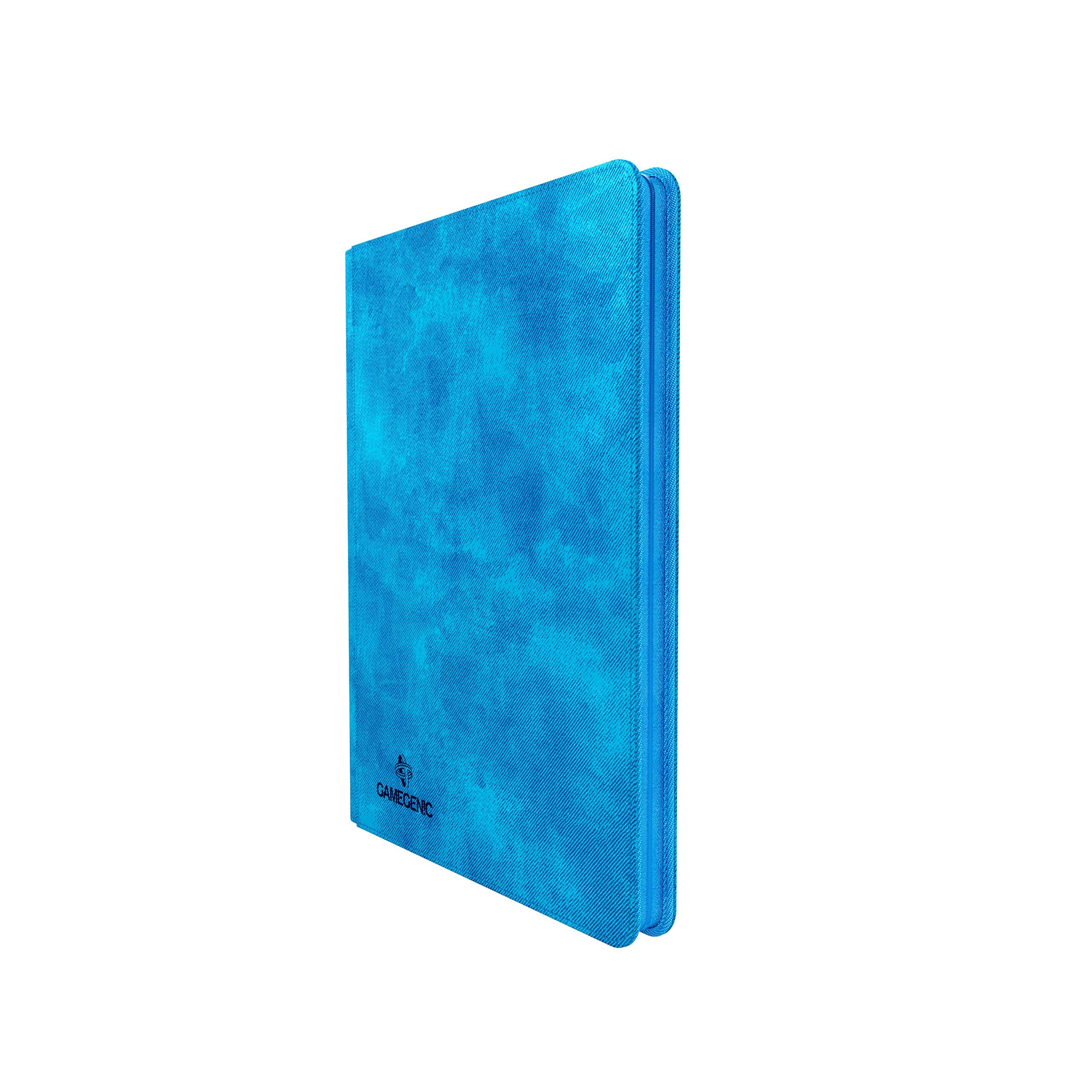 Gamegenic Zip-Up Album 18-Pocket - Holds 360 Double-Sleeved Cards, Blue 1