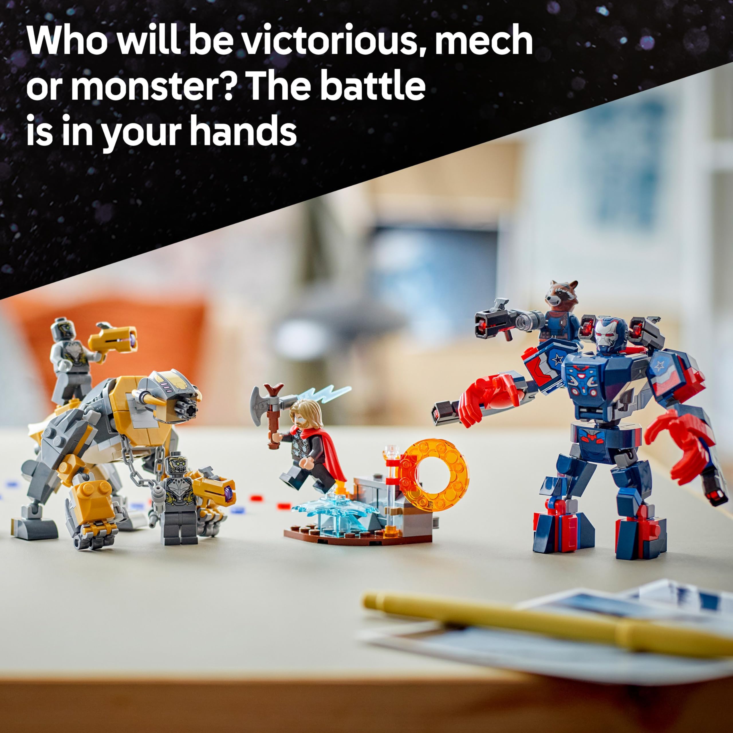 LEGO Marvel Avengers: Endgame Thor vs. Chitauri Building Set | Ages 8+ | Model 76322 6