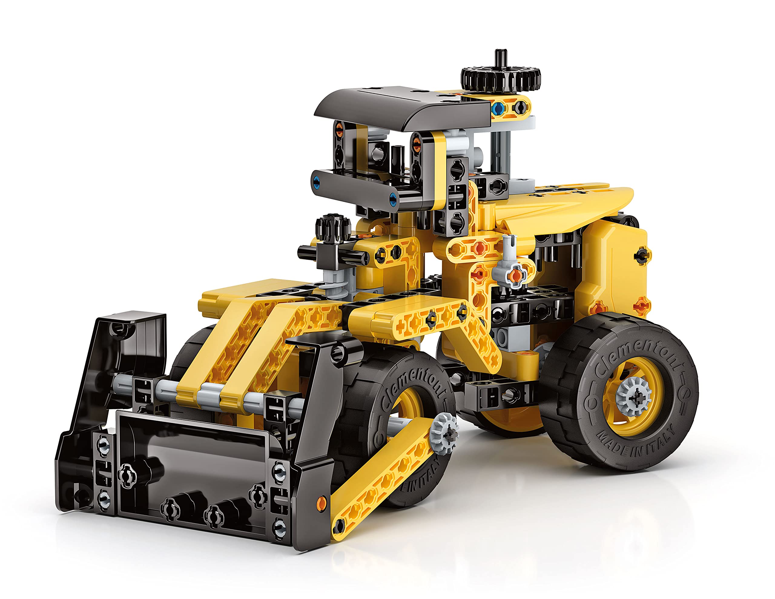 Clementoni Mechanics Laboratory Bulldozer Building Set for Kids 8 Years and Older