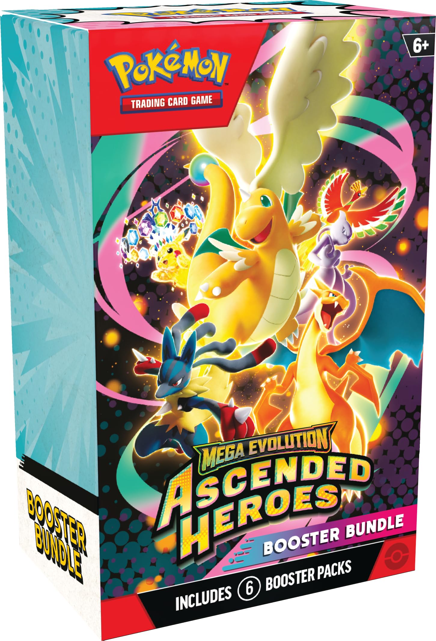 Pokémon - Mega Evolution—Ascended Heroes Booster Bundle (6 Packs) | Multicolor | Ages 6+