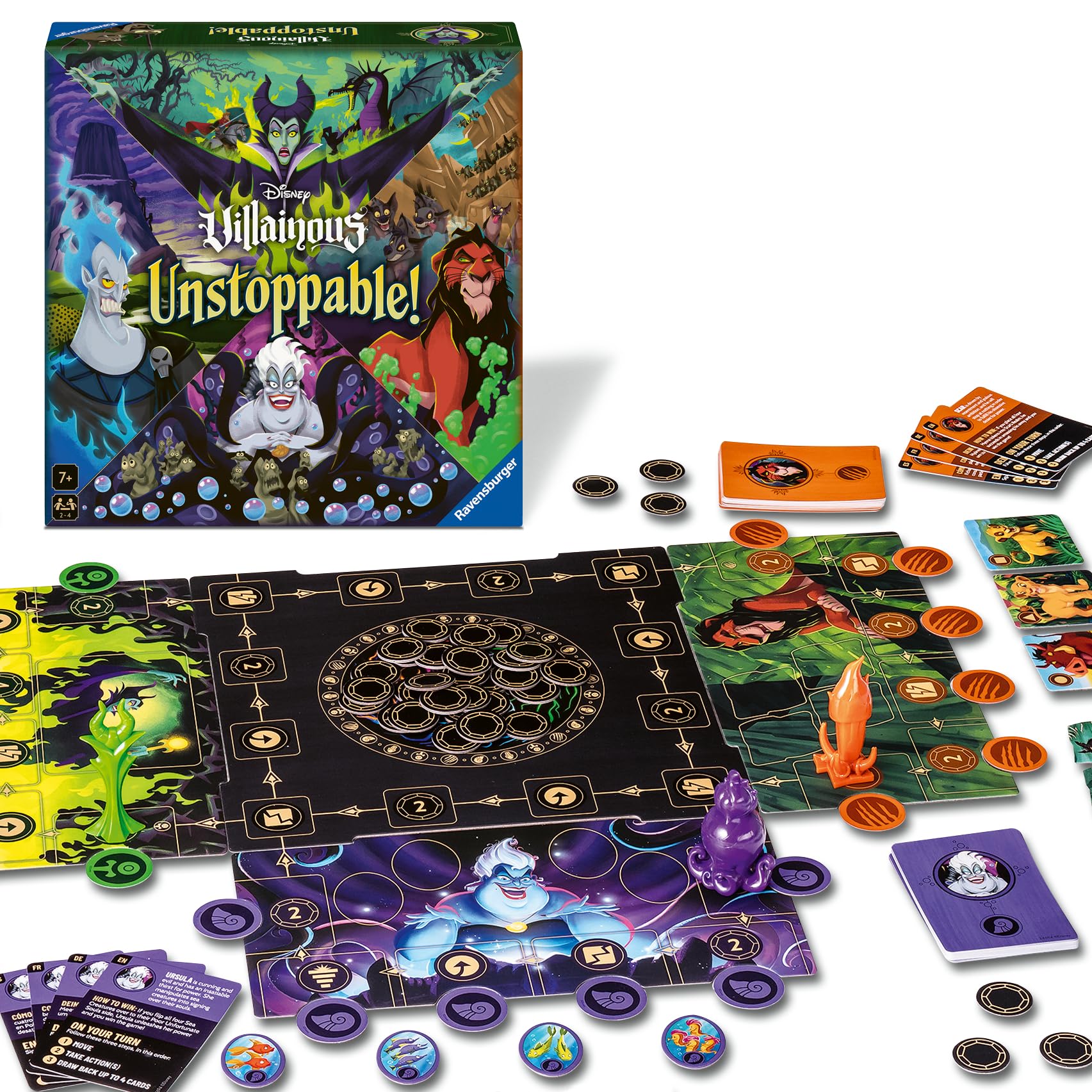 Ravensburger Disney Villainous Unstoppable Strategy Board Game