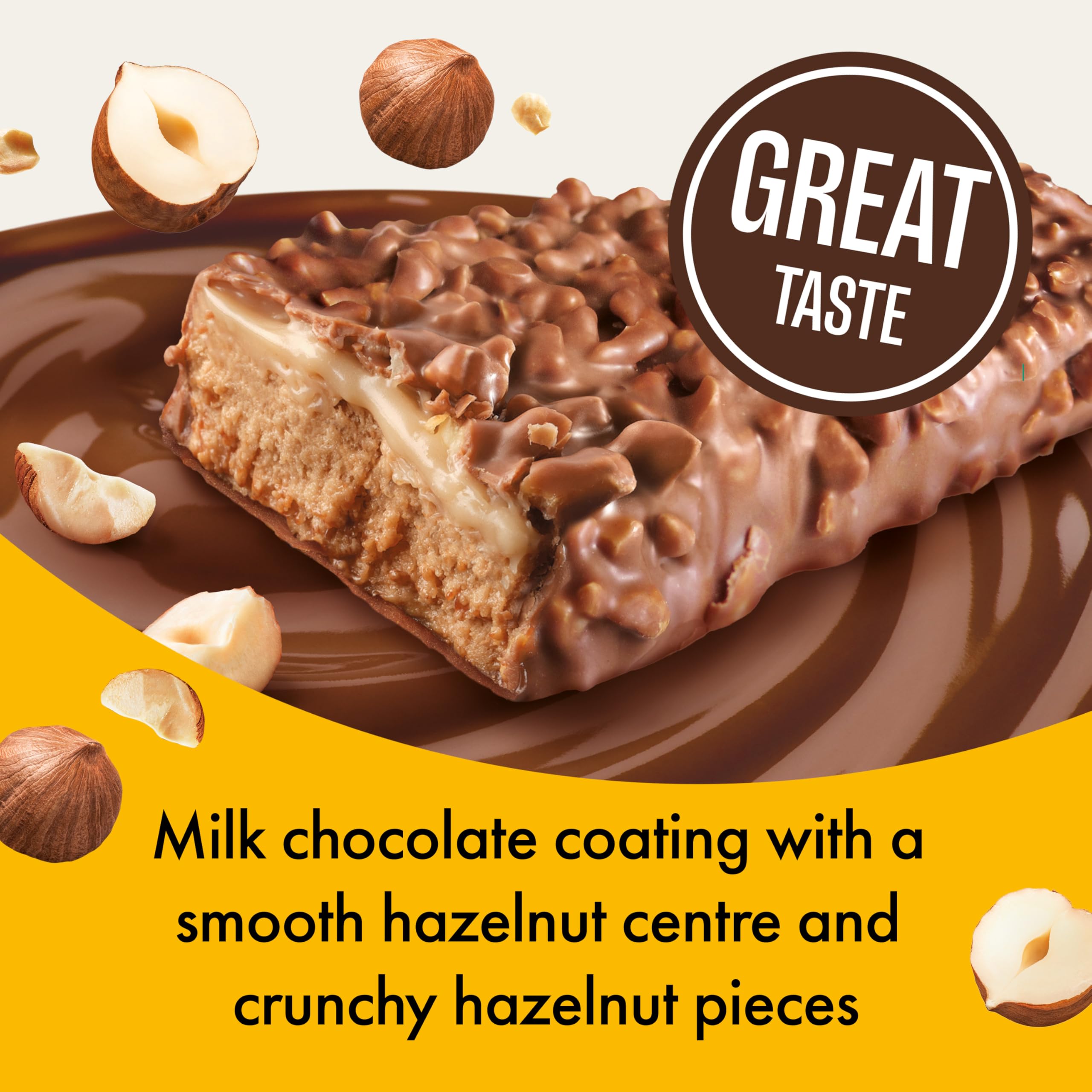 Fulfil Chocolate Hazelnut Whip Protein Bar - High Protein, Low Sugar, 9 Vitamins | 40g 3