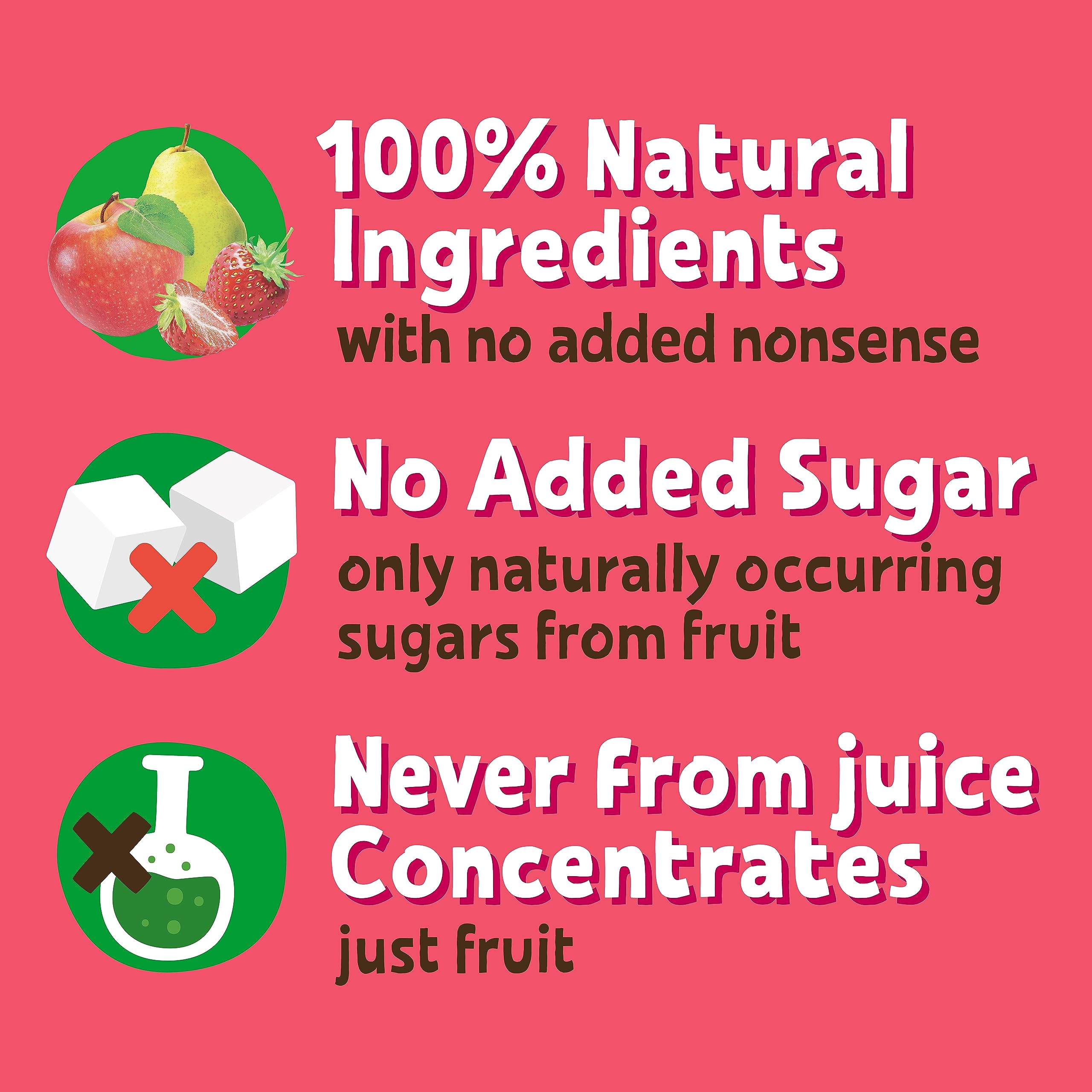 BEAR Fruit Treasures - 100% Natural Dried Fruit Snacks | Pack of 20 x 20g