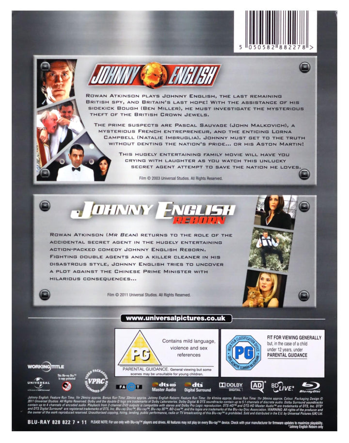 Johnny English / Johnny English Reborn Double Pack [Blu-ray]