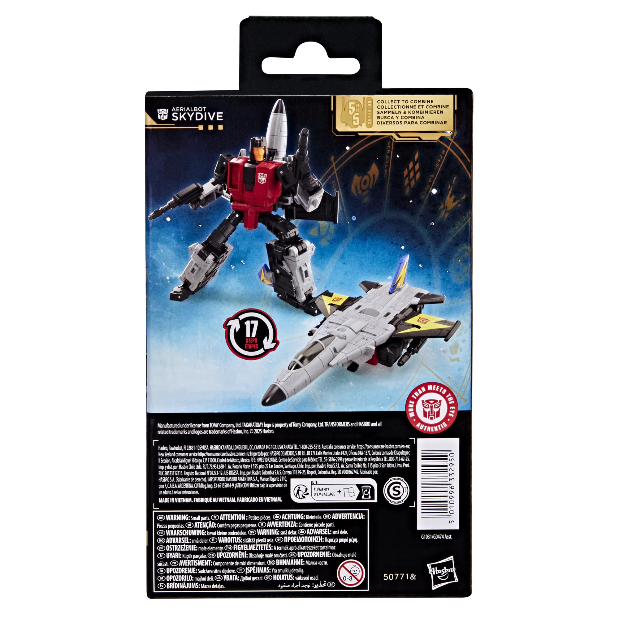 Transformers Age of the Primes Aerialbot Skydive Action Figure - 5.5-Inch Deluxe Class | 17 Steps 5