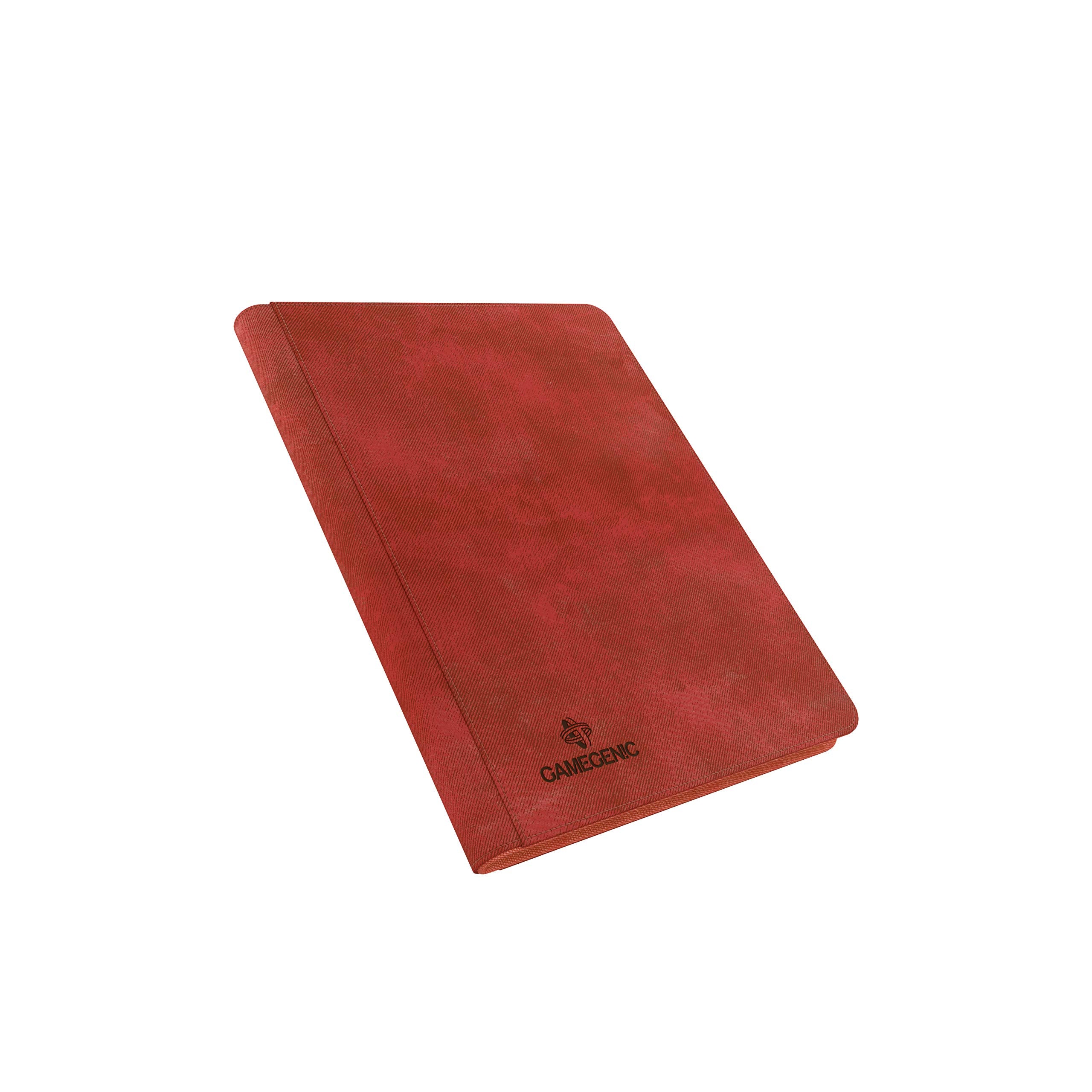 Gamegenic Zip-Up Album - 18-Pocket Capacity | Side-Loading Pages | Red Medium 4