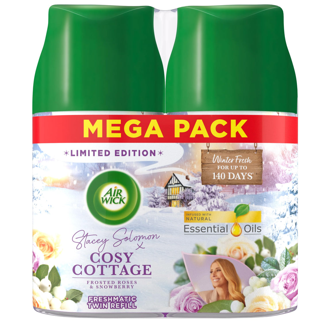 Air Wick - Cosy Cottage Frosted Roses & Snowberry Freshmatic Max Twin Refill