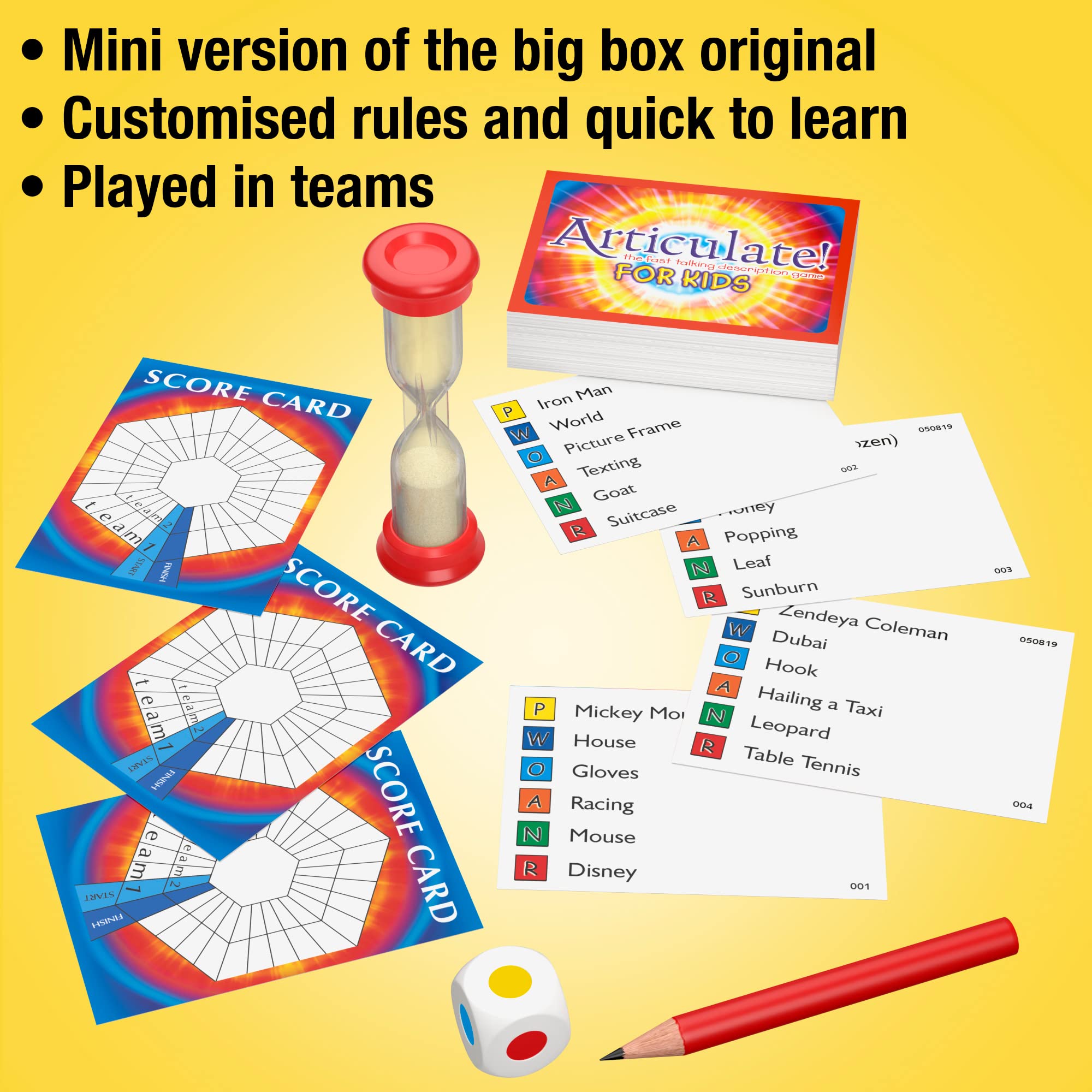 Drumond Park Articulate for Kids Mini Game - Travel Edition | Ages 7+ | 4-20+ Players