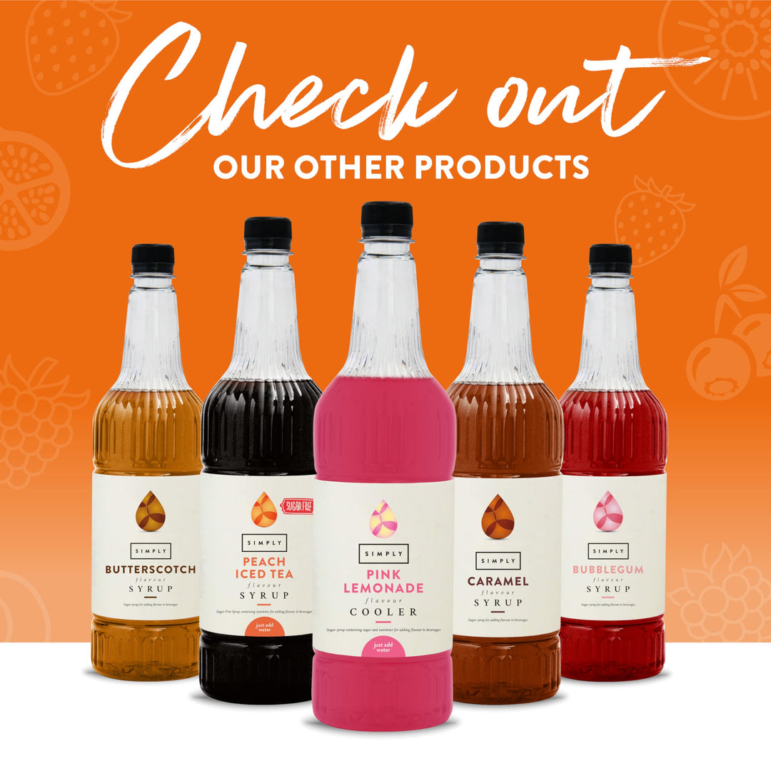 Simply - Spiced Pear Winter Warmer Syrup, Vegan & Nut Free Flavoured Beverage Syrup