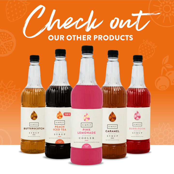 Simply - Spiced Pear Winter Warmer Syrup, Vegan & Nut Free Flavoured Beverage Syrup