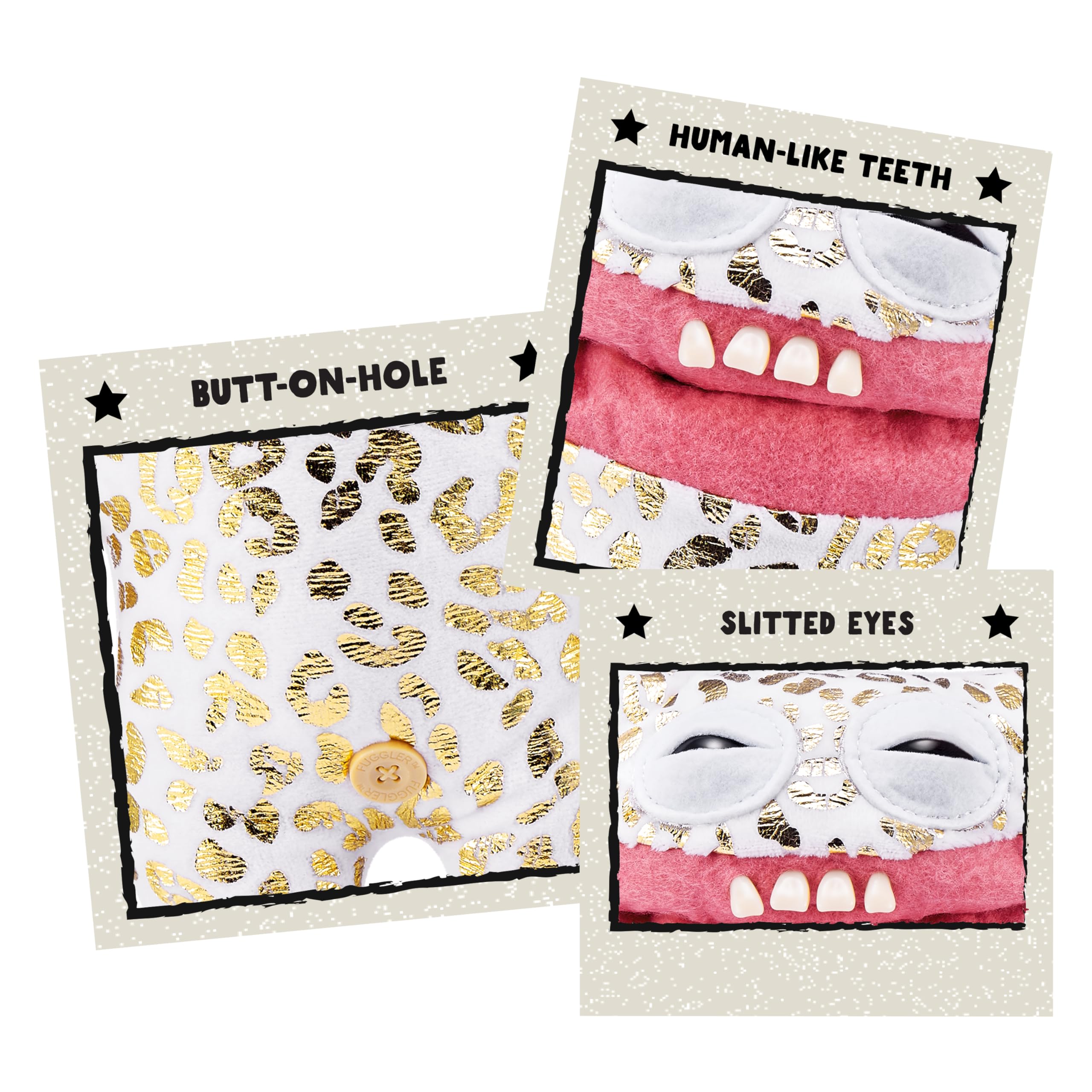 Fuggler Gold Fuggs by ZURU - Funny Ugly Monster Plush Collectible Toy 5