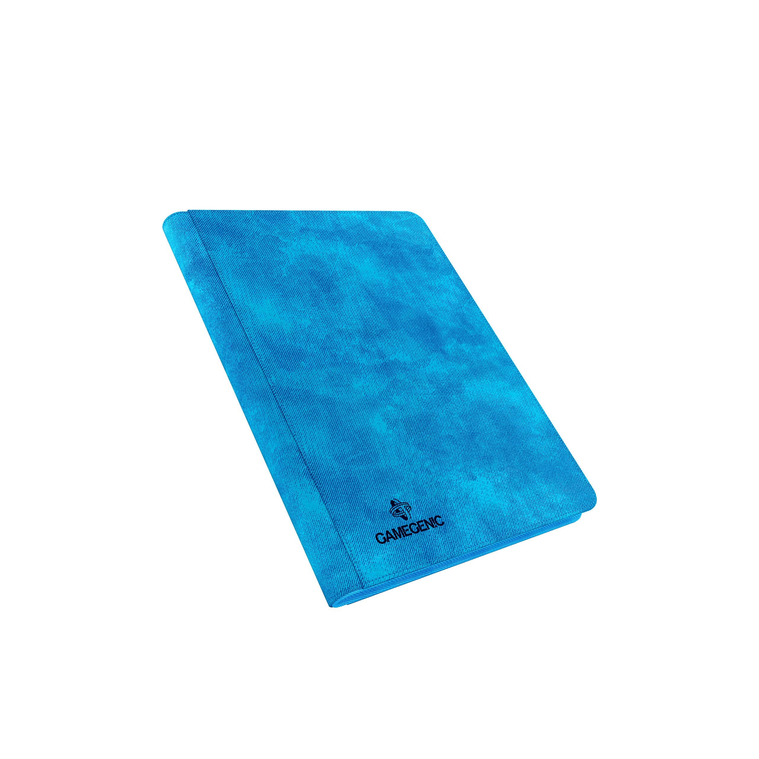 Gamegenic Zip-Up Album 18-Pocket - Holds 360 Double-Sleeved Cards, Blue 5