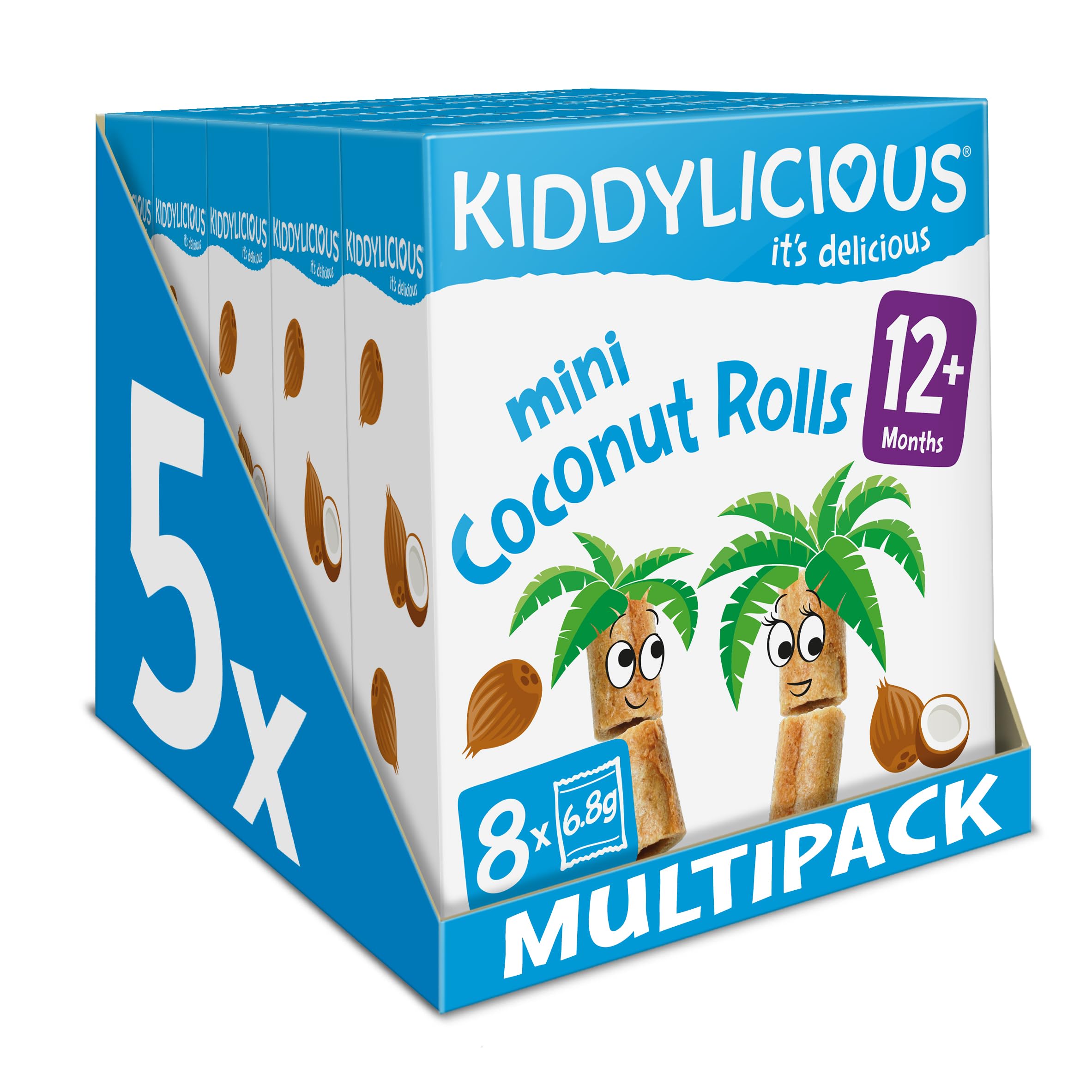 Kiddylicious Mini Coconut Rolls - Natural Snacks for Kids, Pack of 40 6