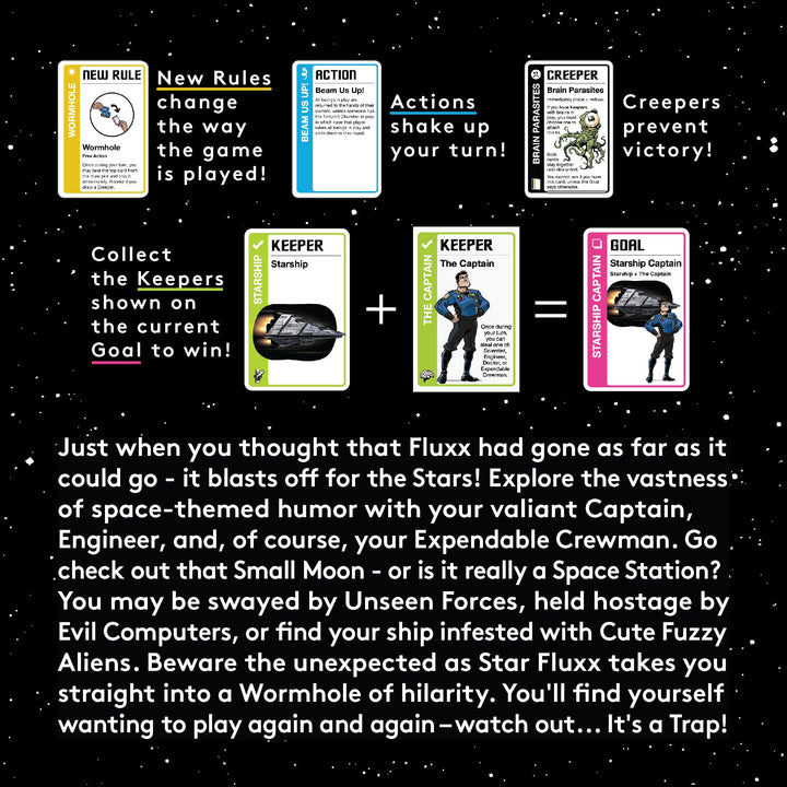 Star Fluxx Kartenspiel