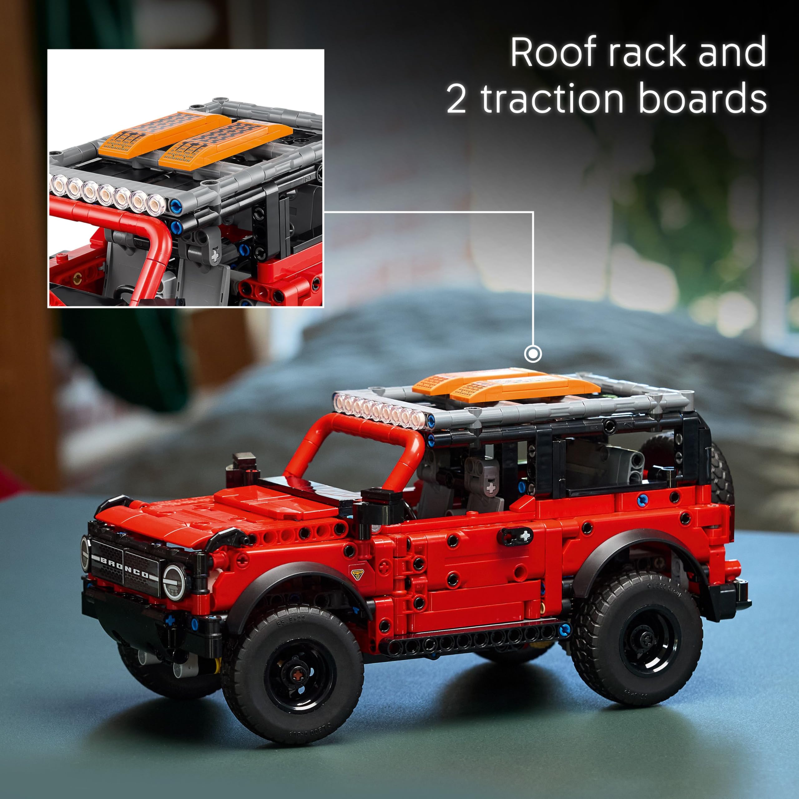 LEGO Technic Ford Bronco SUV Off Road Car Toy 42213 | Ages 9+ | Engineering Set 6