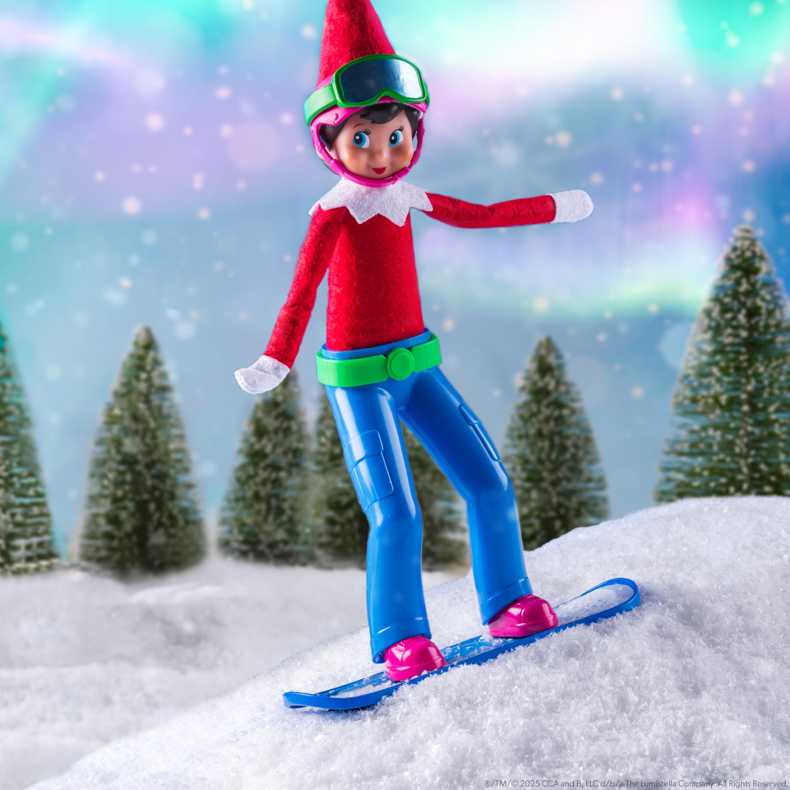 The Elf on the Shelf MagiFreez Swish and Sleigh Snowboard Set - Snowboard E 12