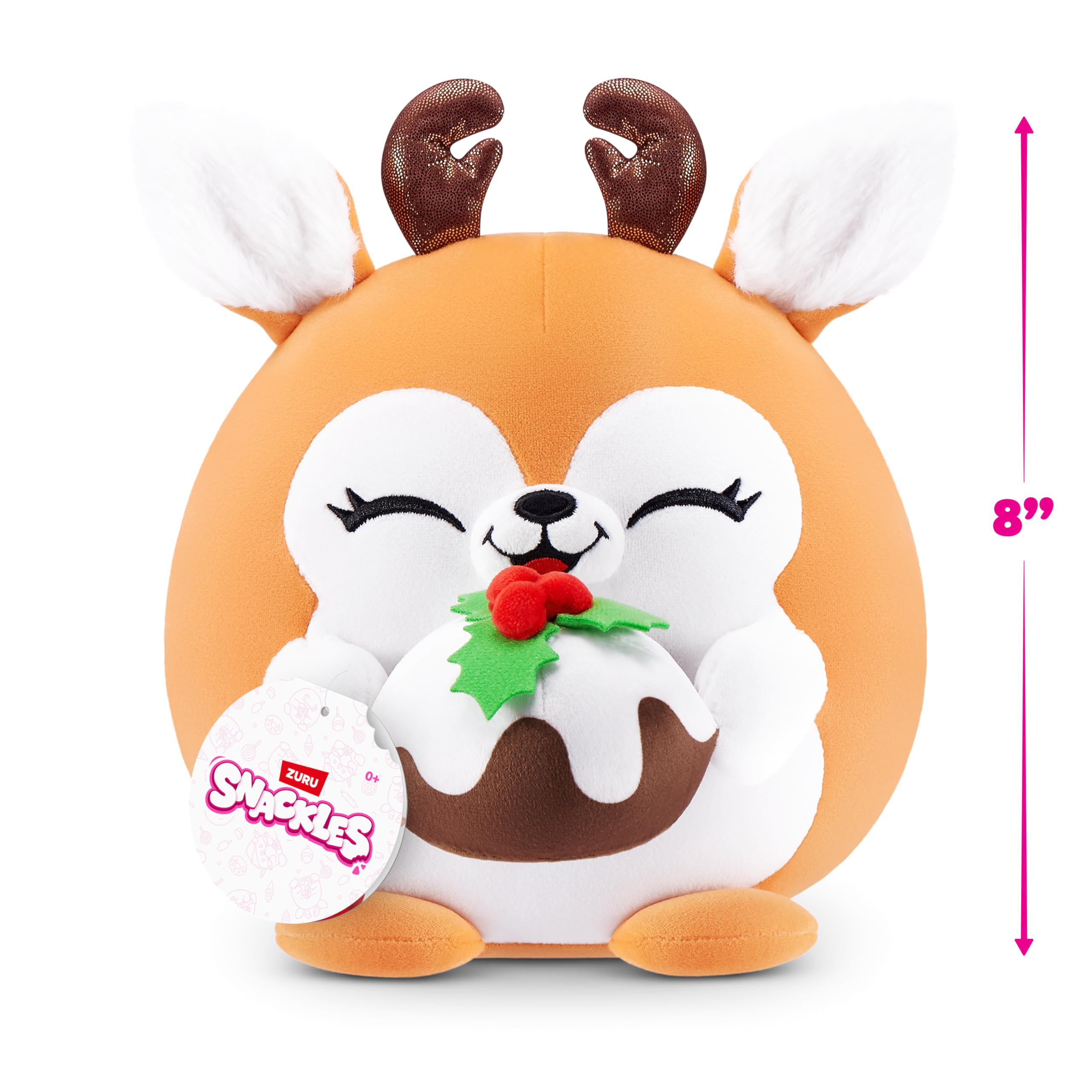 Snackles Christmas Series 2 8-inch Plush - Frosty with Snack by ZURU 7