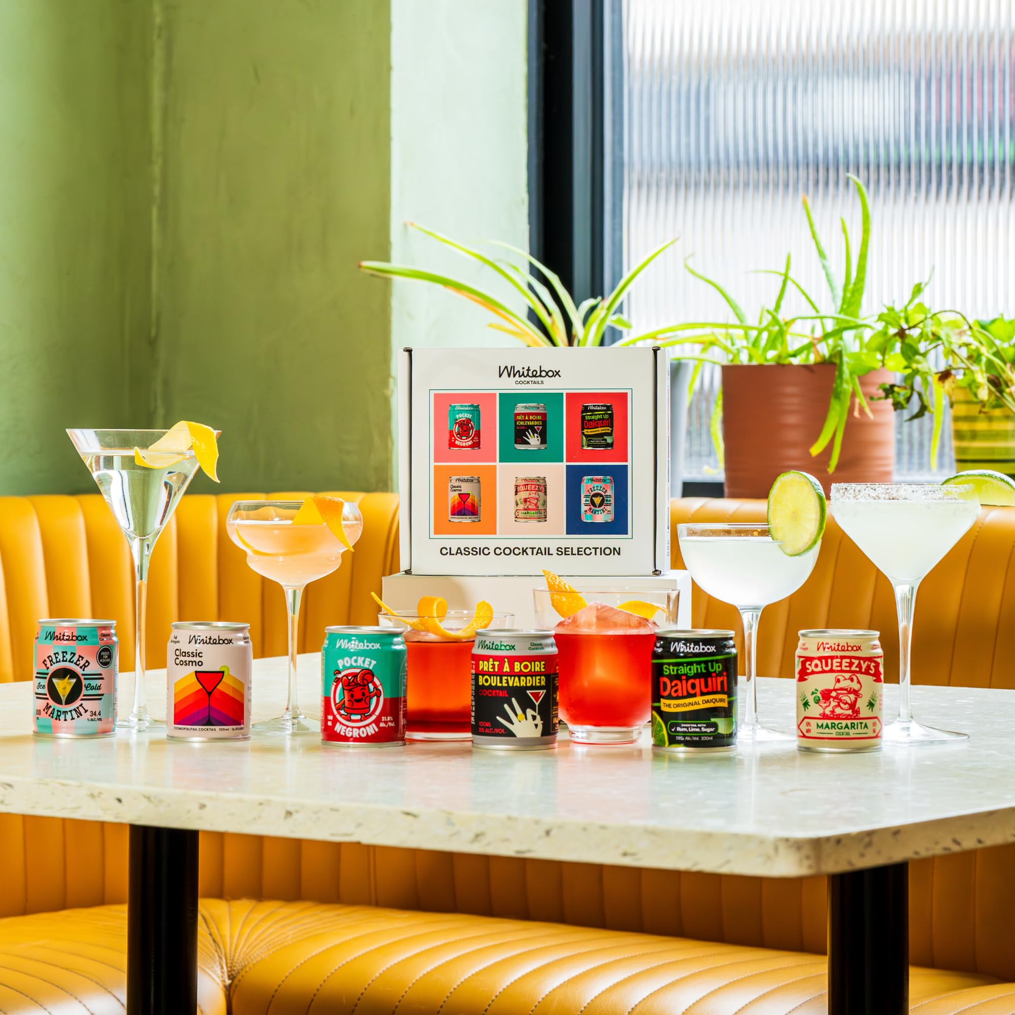 WHITEBOX COCKTAILS Single Serve Classic Tiny Tee's Dirty Martini — Case Of 12