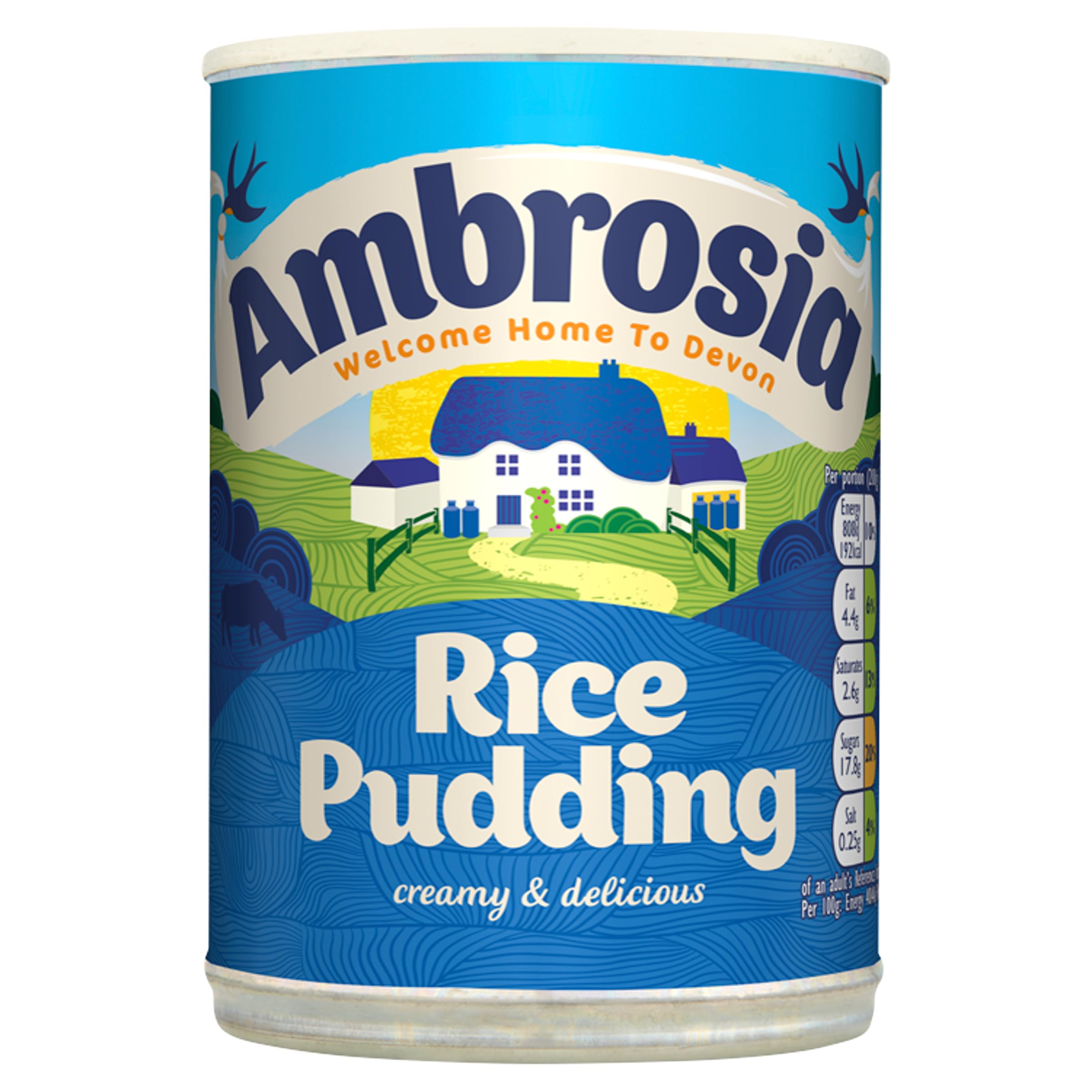 Ambrosia Devon Original Rice Pudding - Ready-to-Eat Creamy Dessert | 400g Can 6
