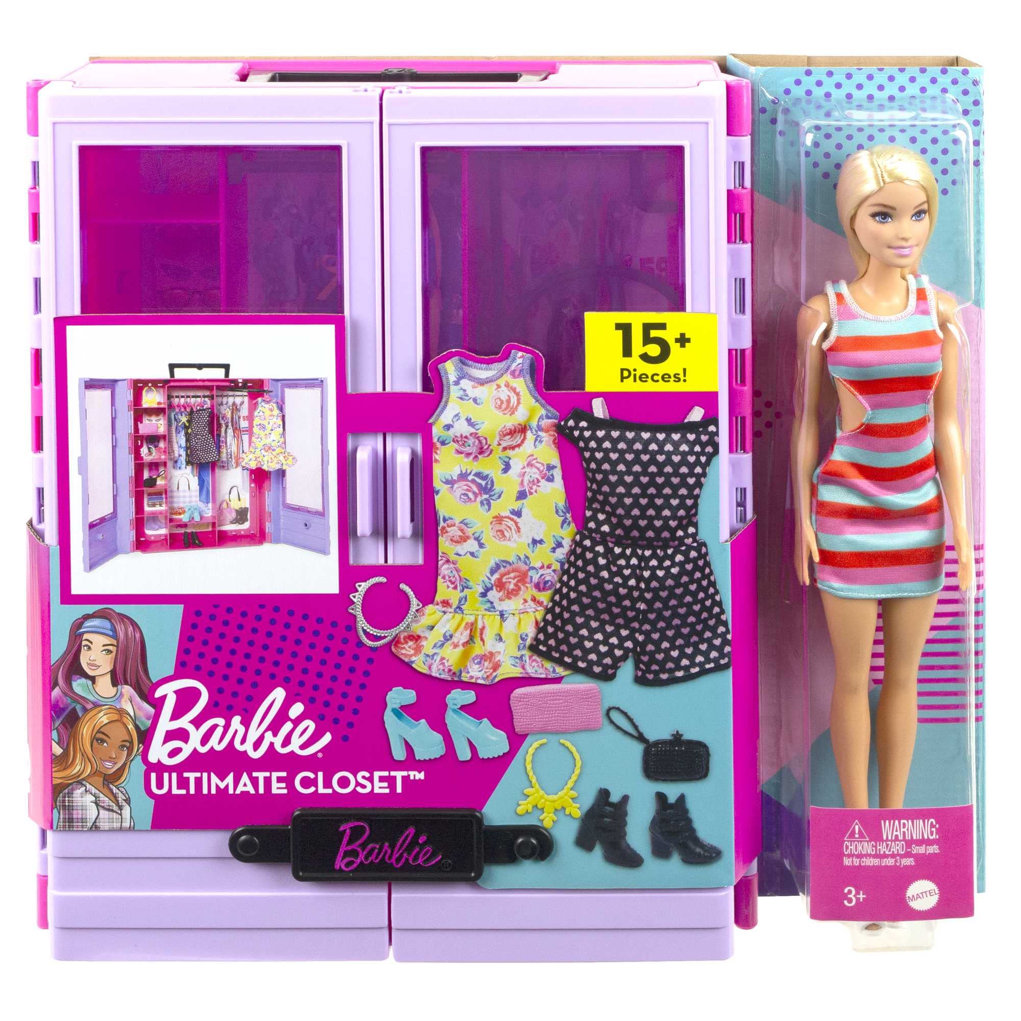 Barbie Fashionistas Ultimate Closet Playset with Doll, Clothing & Accessories | Ages 3+ | HJL66 6